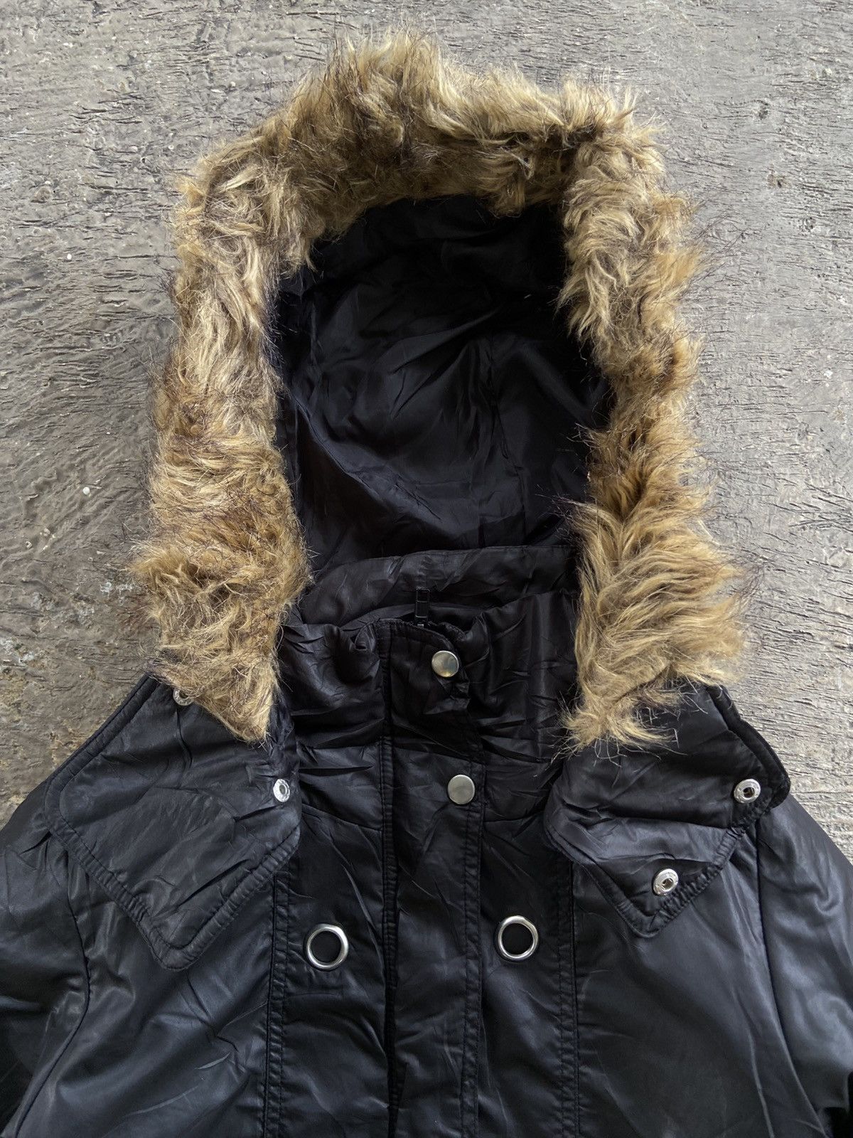 14th Addiction 2000s One Way - Vkei Apocalypse 14th Style Fur Jacket Size M / US 6-8 / IT 42-44 - 4 Thumbnail
