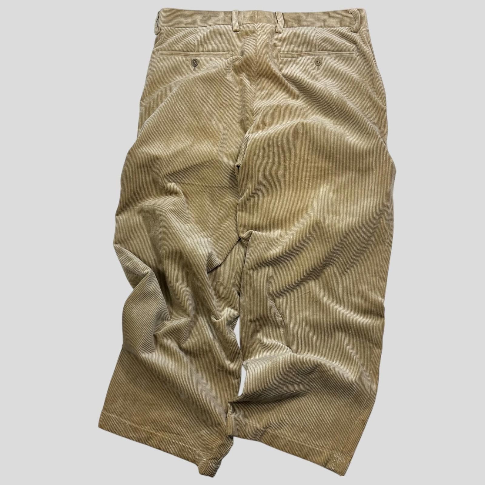 Issey Miyake Issey Miyake 1988 Cotton Label Jumbo Cord Trousers - 4 (L) Size US 35 - 7 Thumbnail
