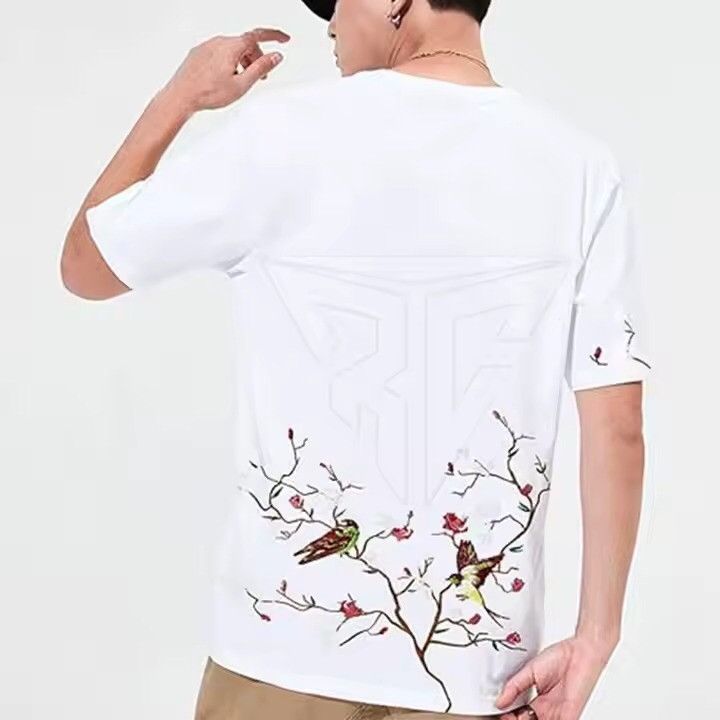 Other Embroidery Cotton T Shirt Size US XL / EU 56 / 4 - 4 Thumbnail