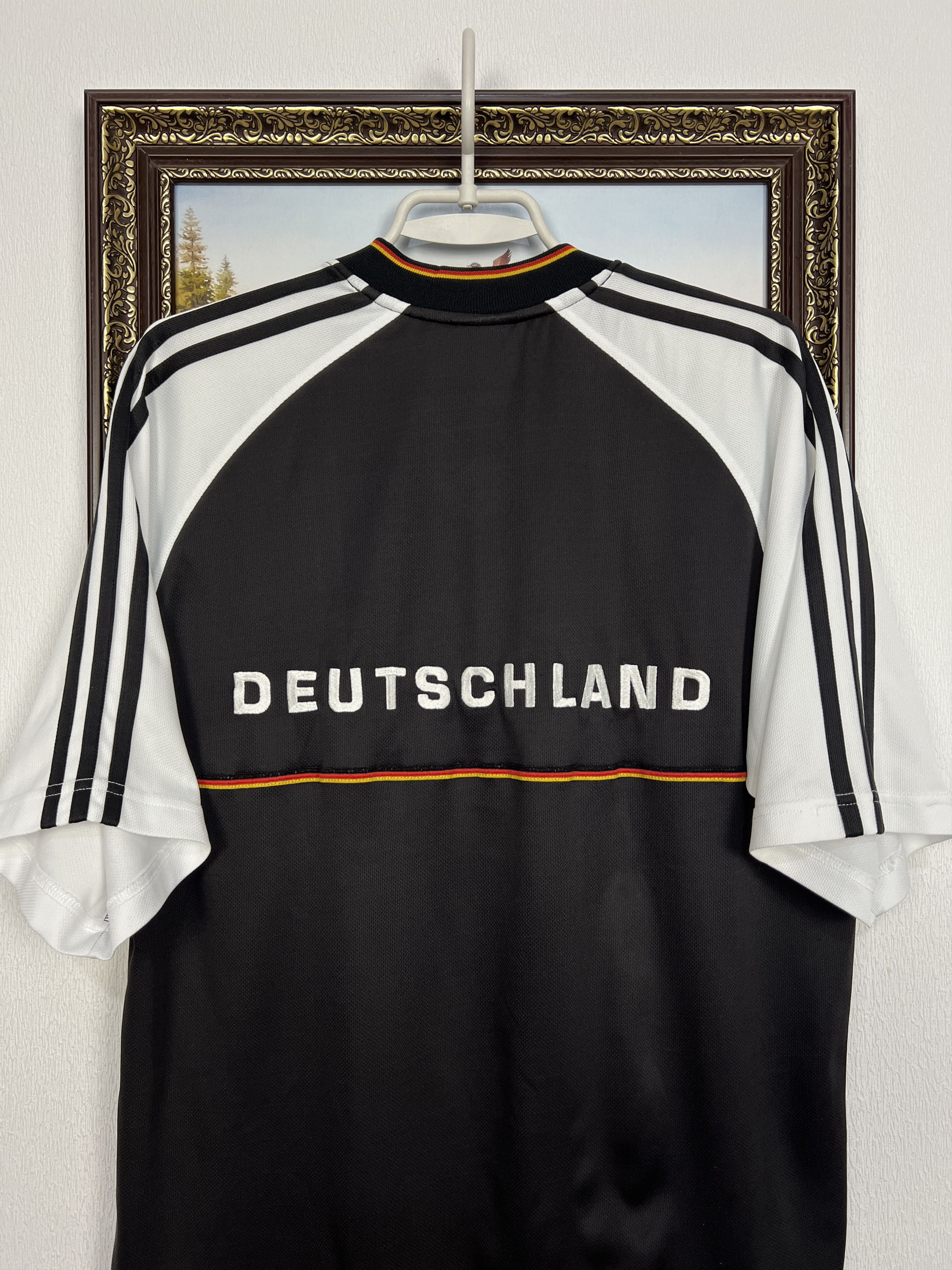 Adidas Vintage 90's Adidas Germany Deutschland Shirt Olympics Size US L / EU 52-54 / 3 - 9 Thumbnail