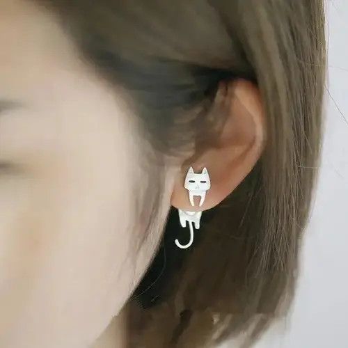 Japanese Brand Cat Fish Stud Earings Size ONE SIZE - 3 Thumbnail