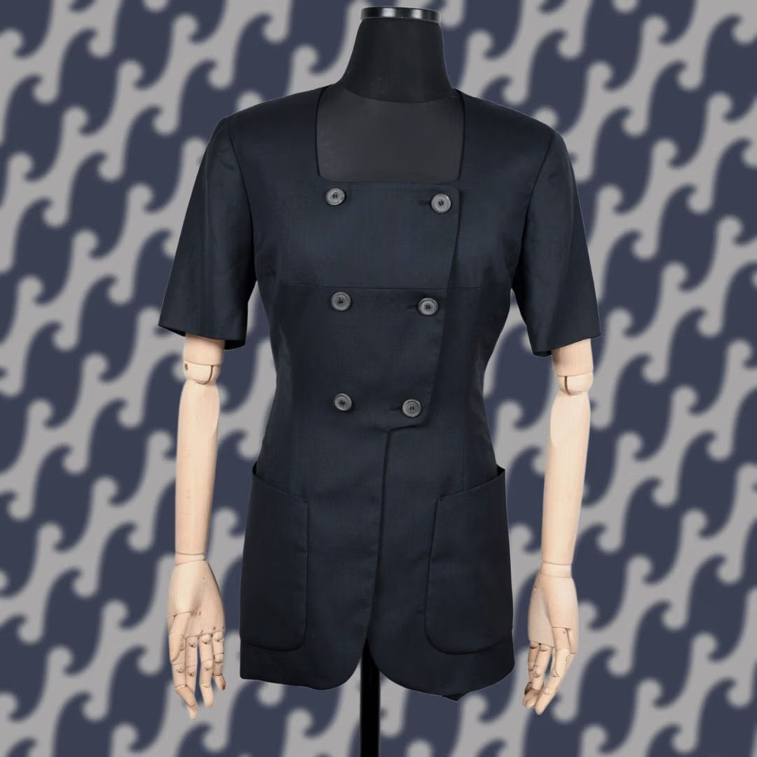 Jil Sander Jil Sander Jacket Women's Size 36 Silk Wool Blue Vintage? No (JIL SANDER) Shirt? Size XS / US 0-2 / IT 36-38 - 1 Thumbnail