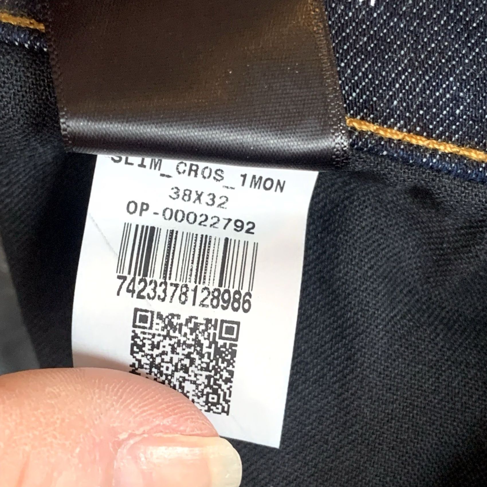 Mott & Bow Mott & Bow Jeans Men 38x32 Blue Slim Crosby Dark Wash Preppy Casual Y2K Size US 38 / EU 54 - 5 Thumbnail