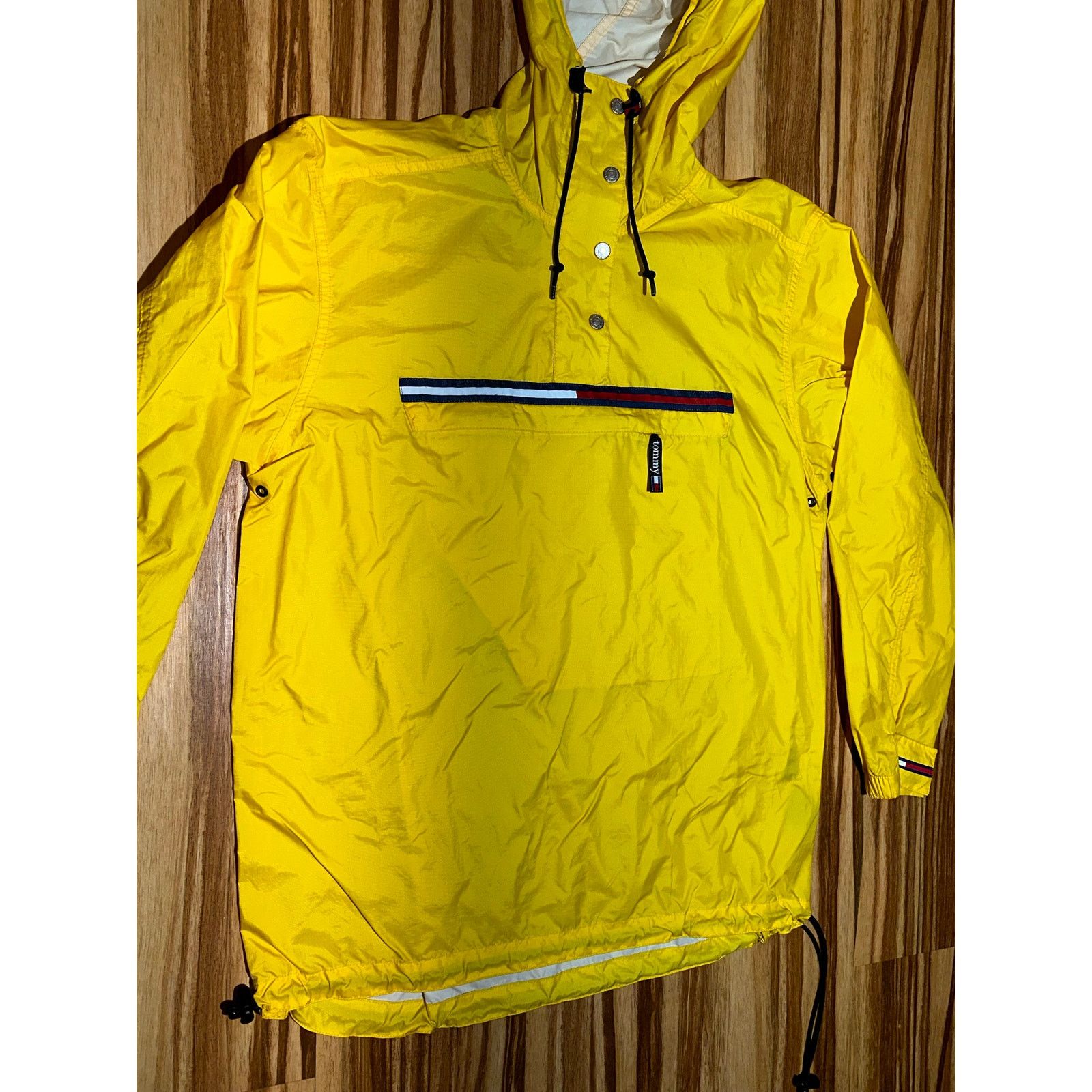 Tommy Hilfiger Vintage Tommy Hilfiger Yellow Windbreaker Size Medium Size M / US 6-8 / IT 42-44 - 5 Thumbnail