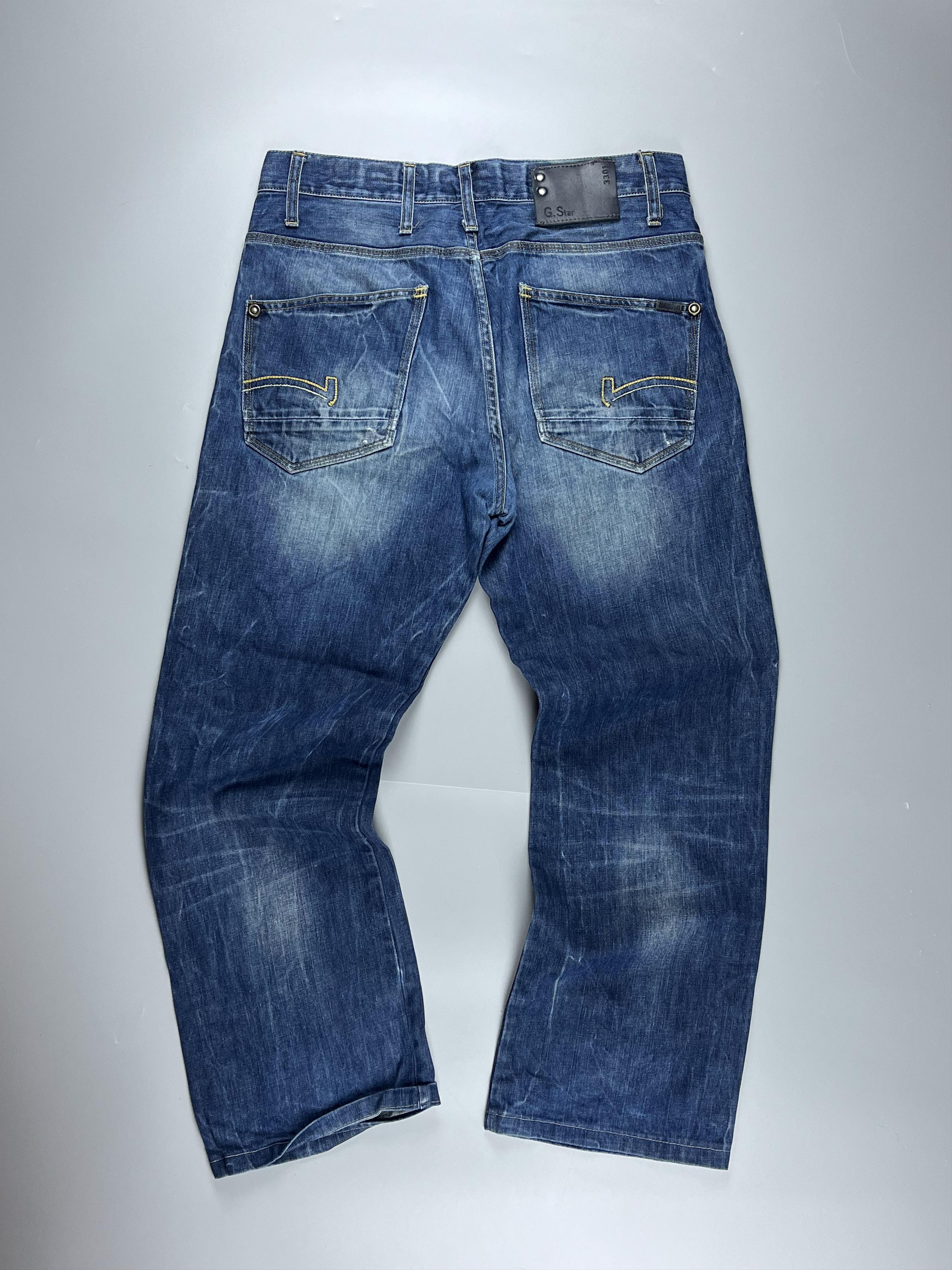G-Star × Japanese Brand × Vintage Rare G-Star Baggy Jeans Size US 33 - 2 Thumbnail