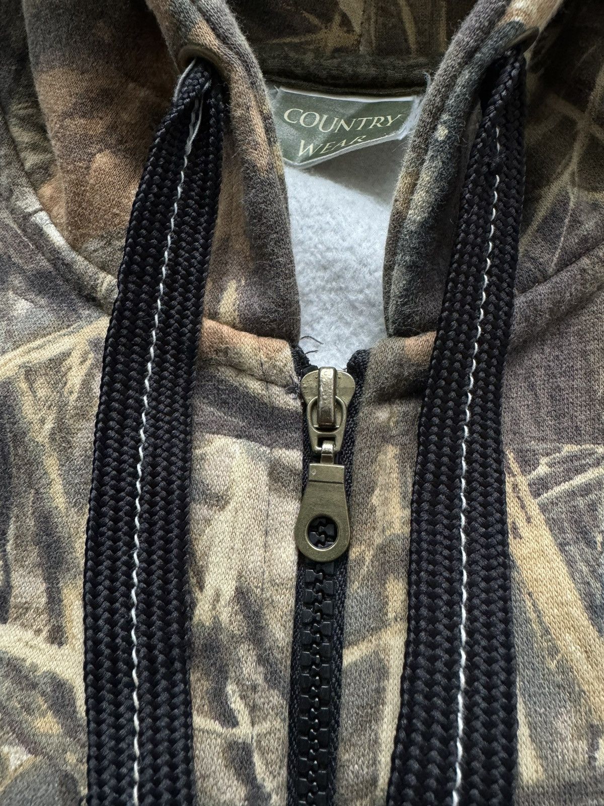 Realtree Vintage Real Tree Camo Woodland Zip Hoodie Boxy Fit Y2K Size US XL / EU 56 / 4 - 7 Thumbnail