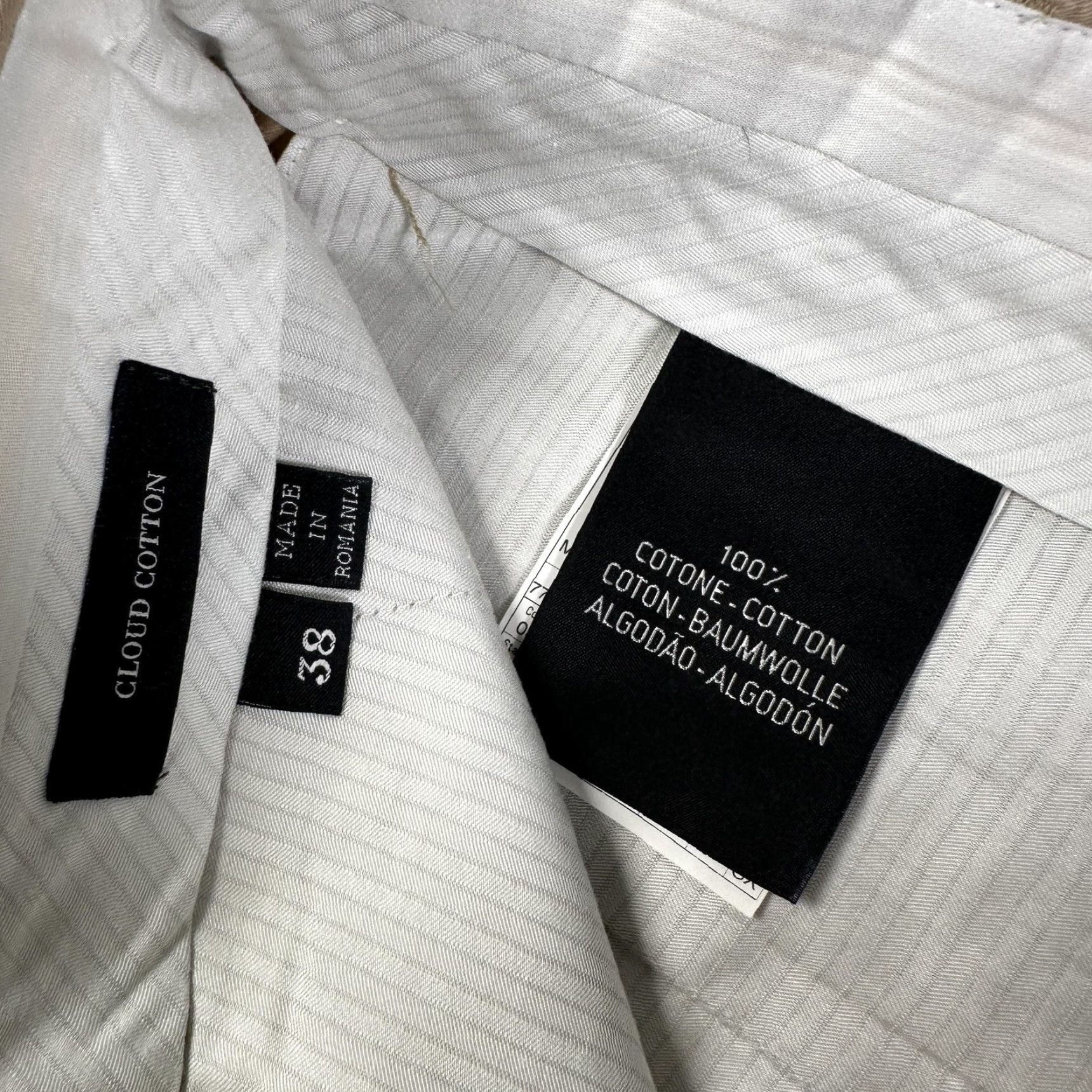 Ermenegildo Zegna VINTAGE Ermenegildo Zegna Pants Mens 38x30 Beige Cloud Cotton Chino Straight Regular Fit Size US 38 / EU 54 - 3 Thumbnail
