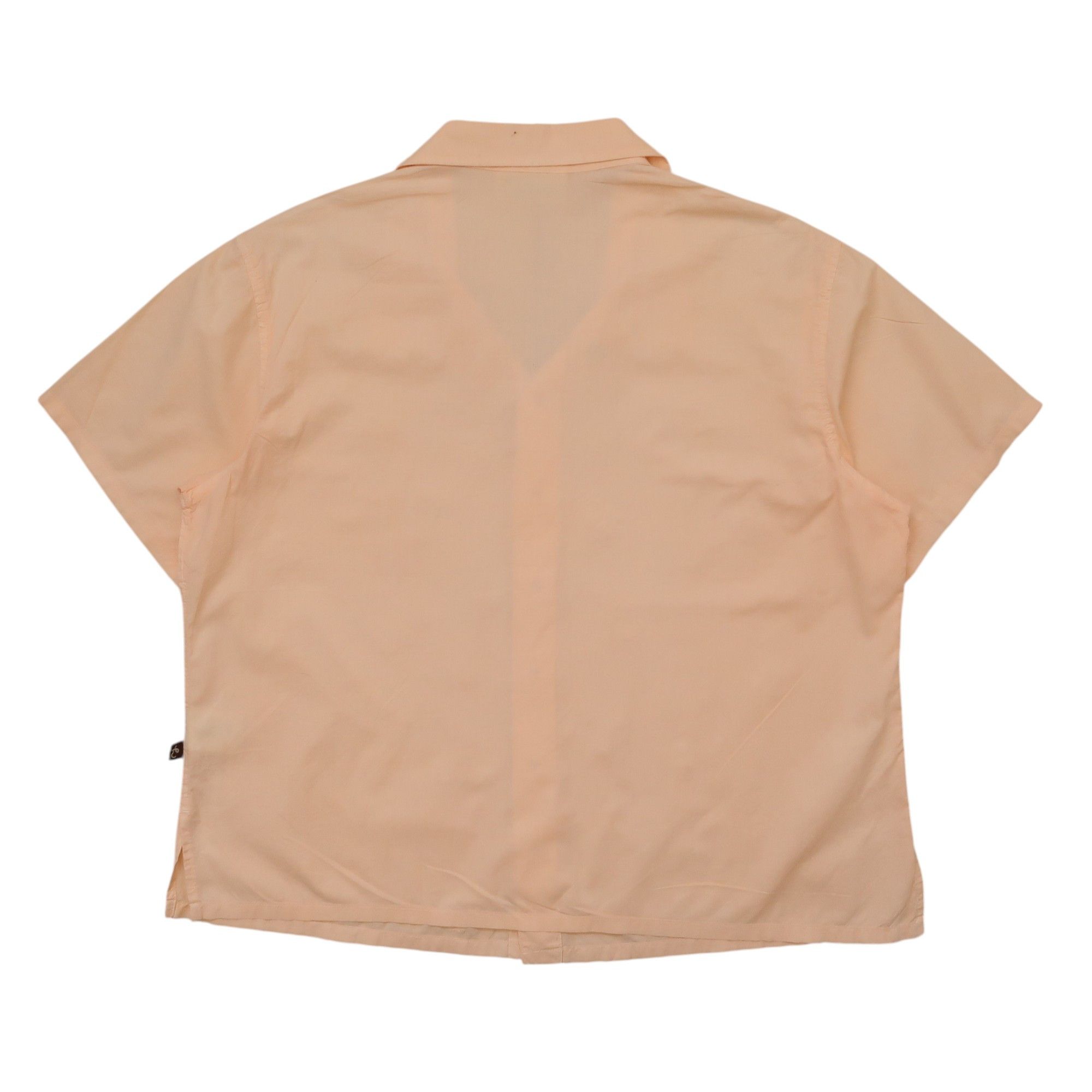 Issey Miyake Vintage 90s Hai Sporting Gear Multi Mesh Shirt Peach Size US M / EU 48-50 / 2 - 2 Thumbnail