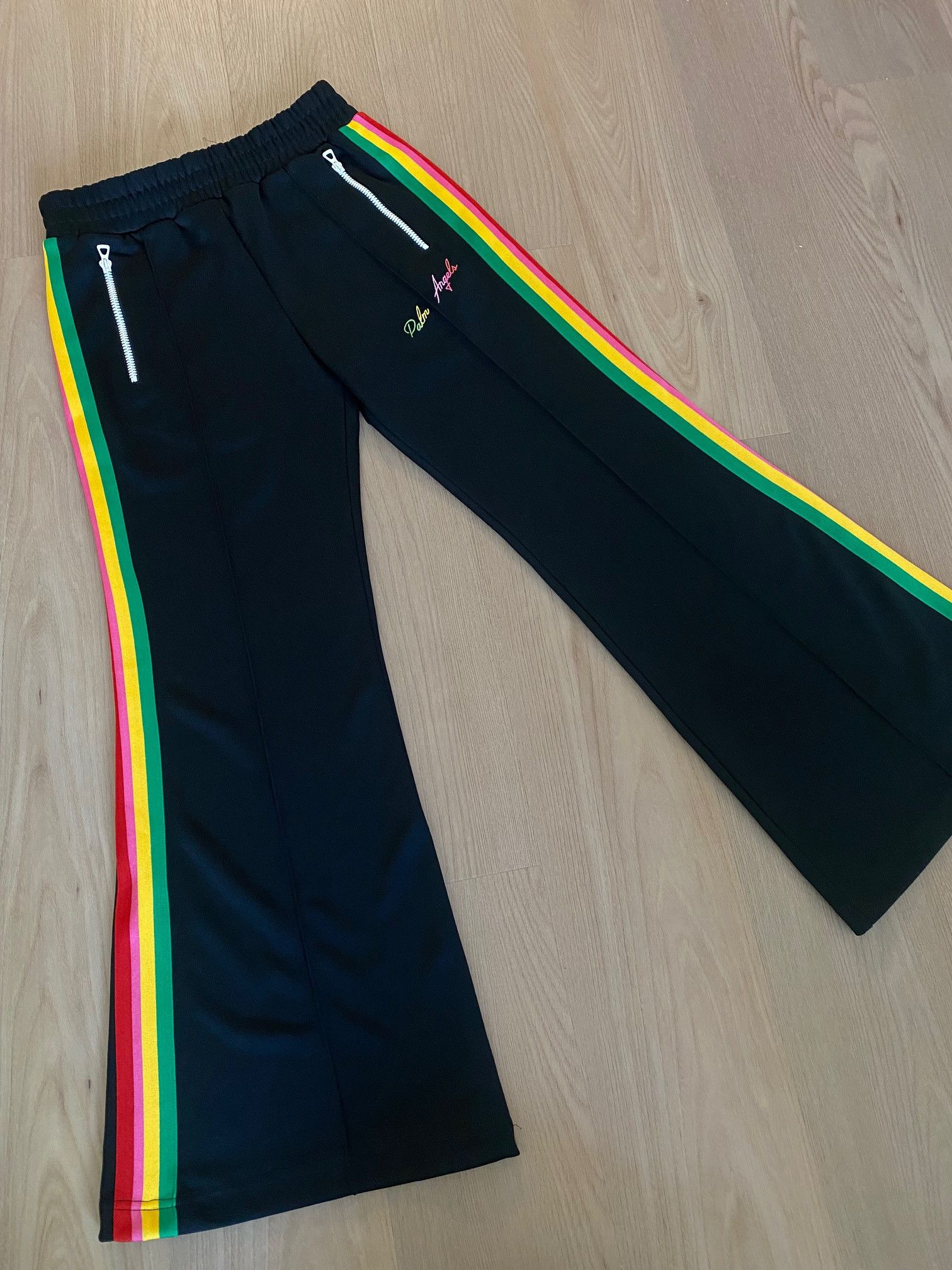 Palm Angels Palm Angels Miami Track Pants Black Size US 31 - 1 Thumbnail