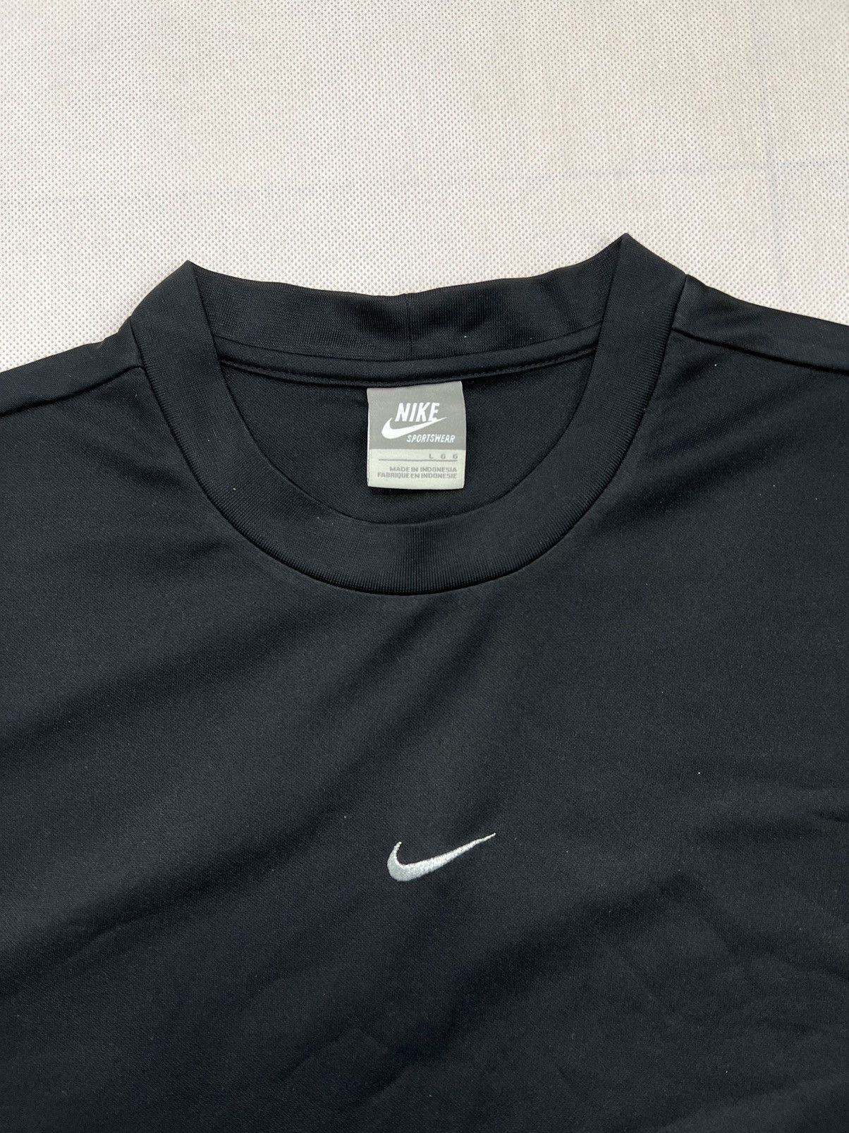 Nike × Vintage Sweatshirt / Longsleeve Nike Center Logo Vintage Size US L / EU 52-54 / 3 - 2 Thumbnail