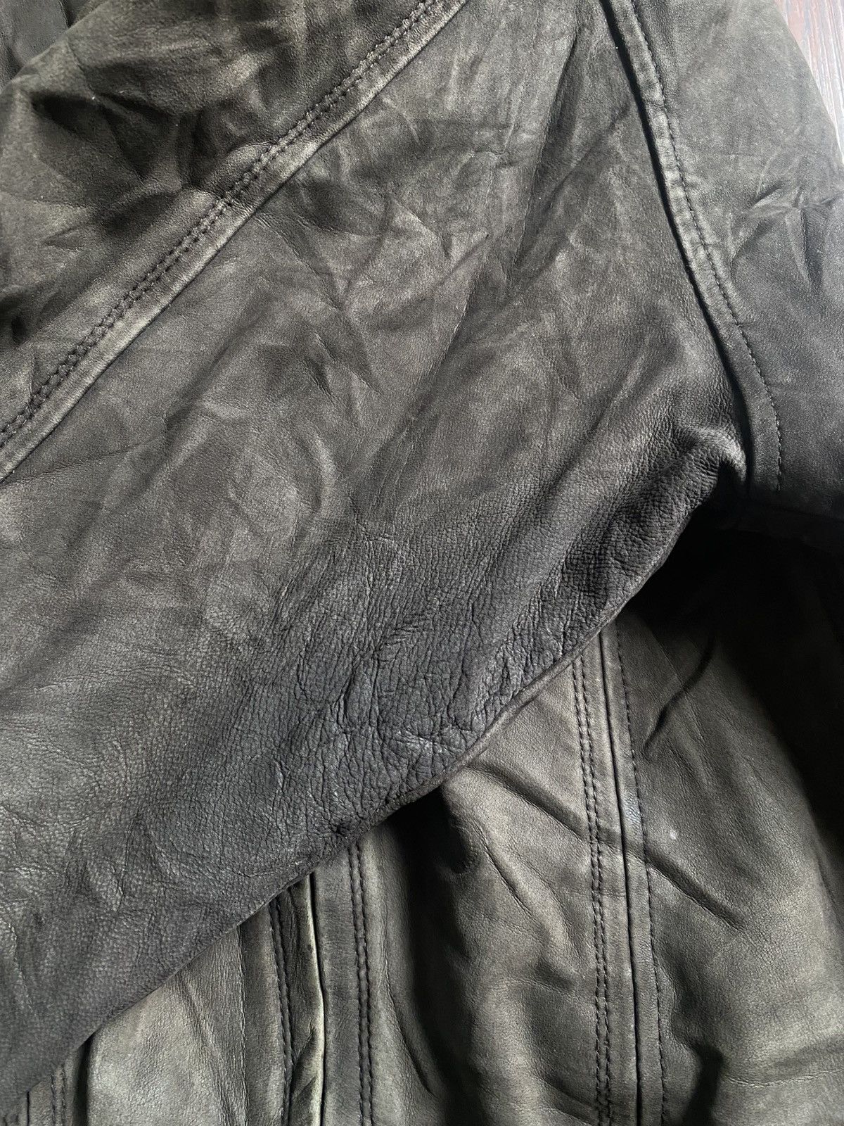 Yves Saint Laurent Vintage YSL Sheep Leather Jacket Size US L / EU 52-54 / 3 - 7 Thumbnail