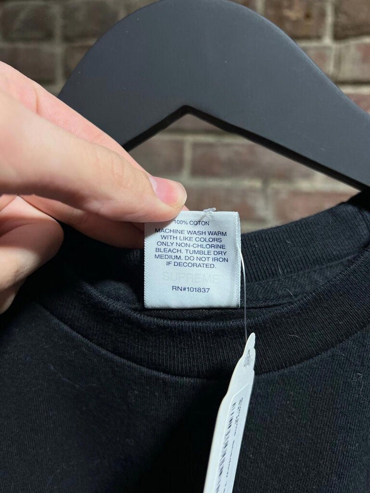 Supreme Supreme Shadow Tee Black Sz. M Size US M / EU 48-50 / 2 - 4 Thumbnail