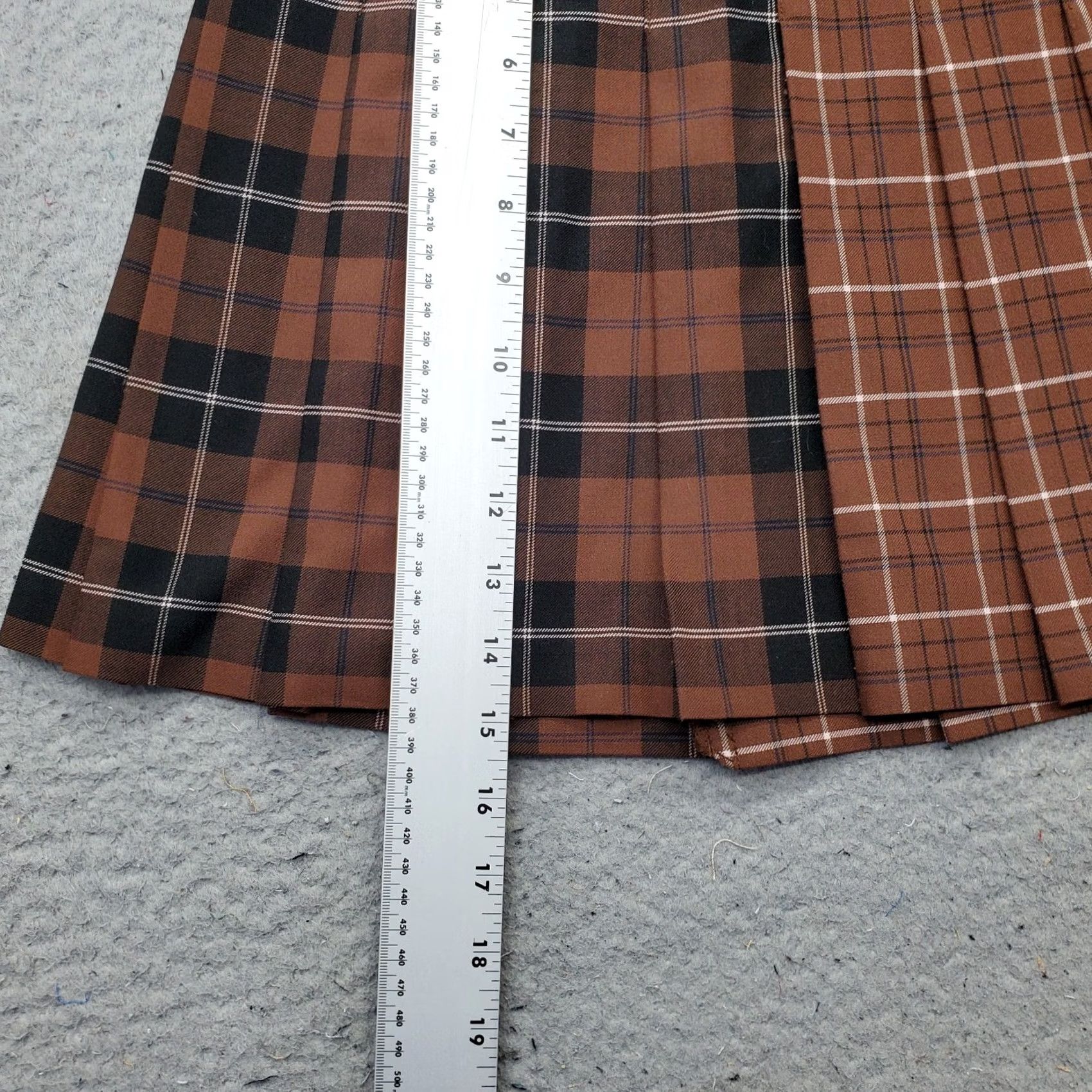 Vintage VINTAGE Aritzia Sunday Best Skirt Womens Size 0 Multi Plaid Pleated Back Zip Size 25" / US 0 / IT 36 - 3 Thumbnail