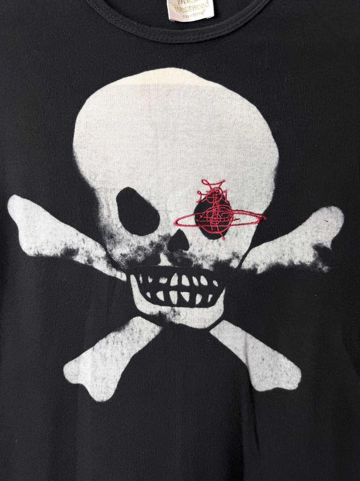 Other Rare! Vivienne Westwood Skull Crossbones T Shirt Size L / US 10 / IT 46 - 2 Thumbnail
