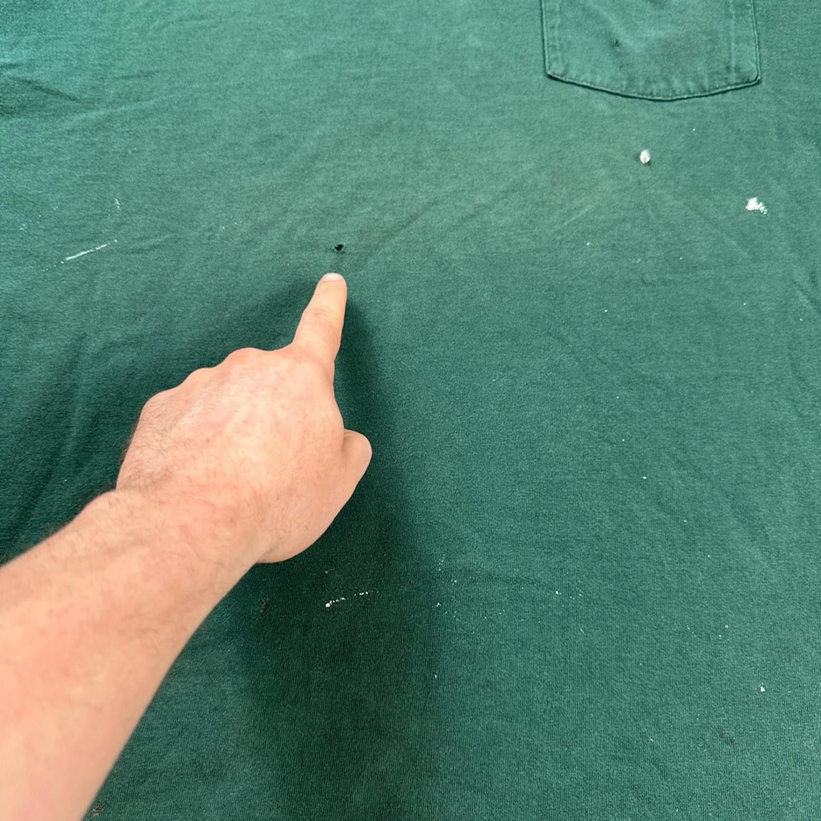 Carhartt Carhartt K87 Pocket T Shirt XL Green Workwear Distressed Size US XL / EU 56 / 4 - 6 Thumbnail