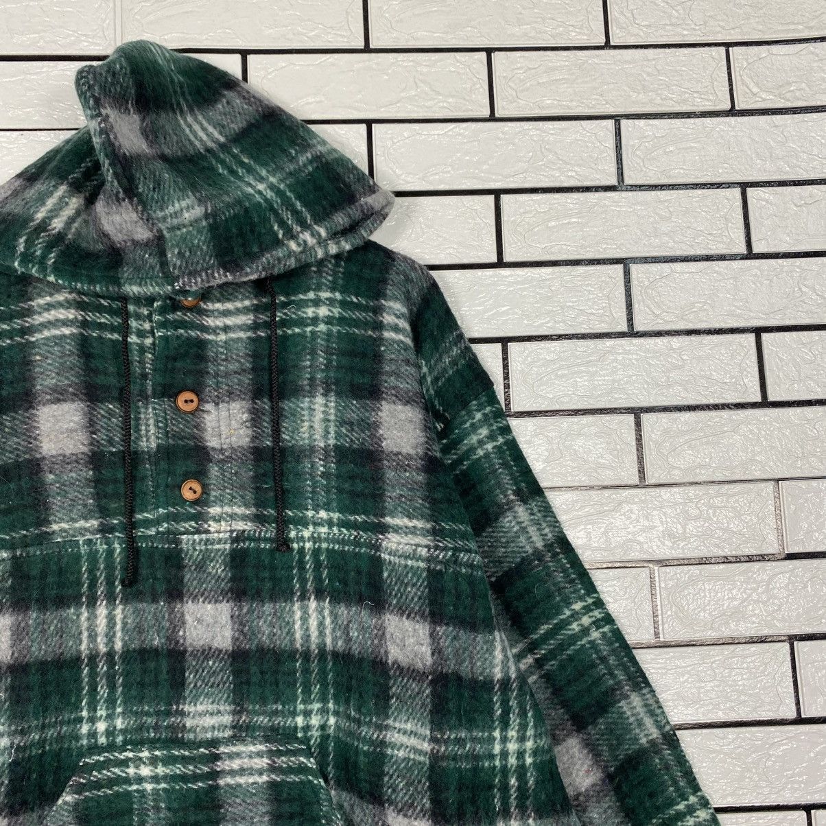 Japanese Brand Vintage Anorak Jacket Wool Tartan Unbranded Issey Miyake Size US XL / EU 56 / 4 - 7 Thumbnail