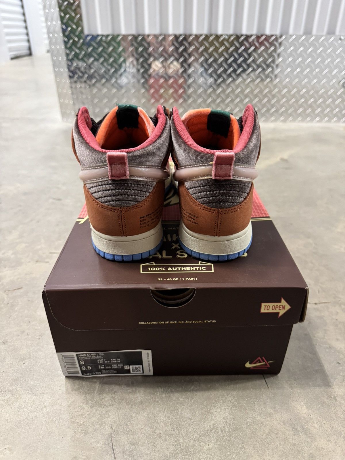 Nike × Social Status Nike Dunk Mid Social Status Chocolate Milk Size 8 Size US 8 / EU 41 - 5 Thumbnail