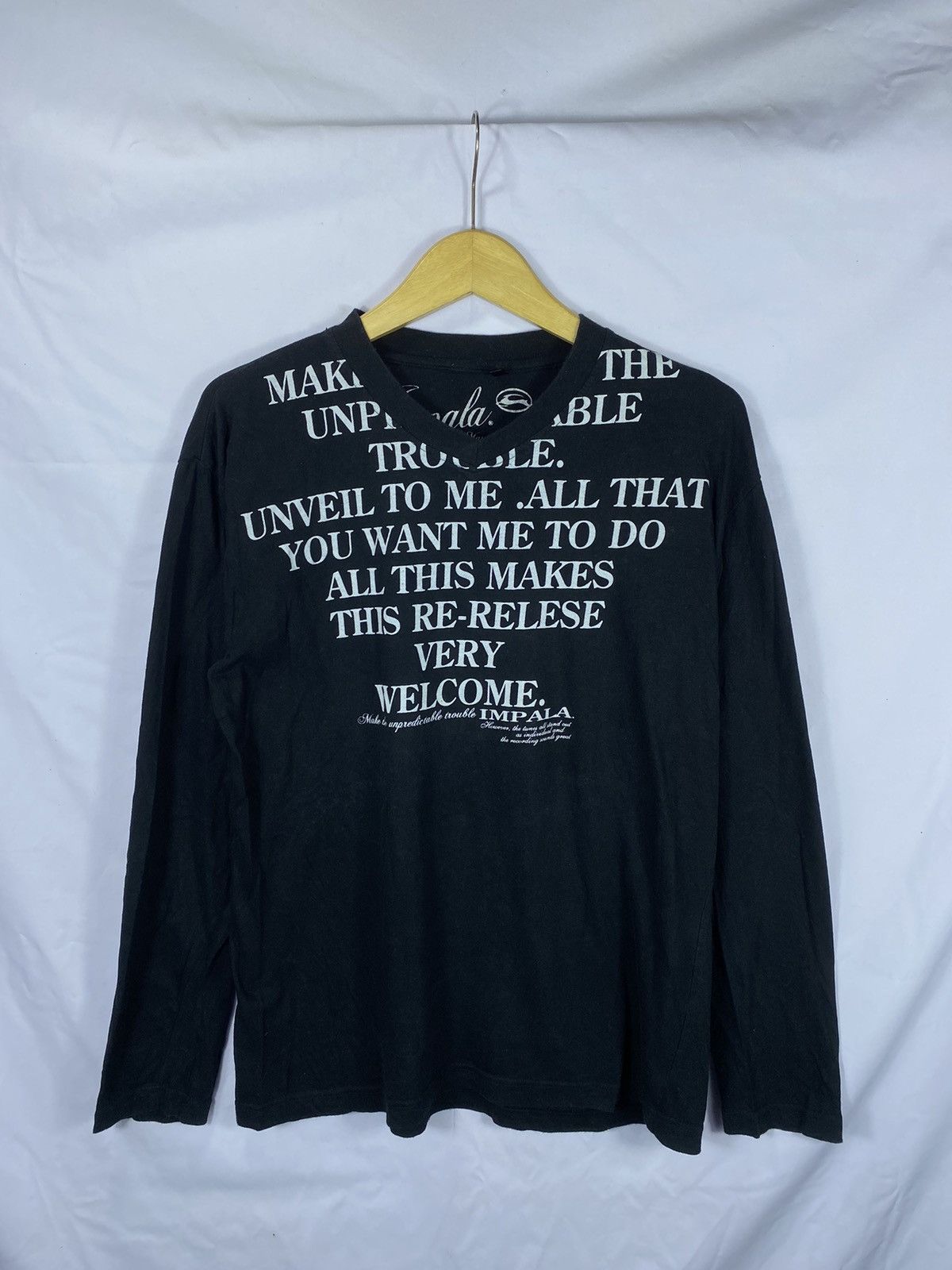 Japanese Impala poem gothic punk style long slevee