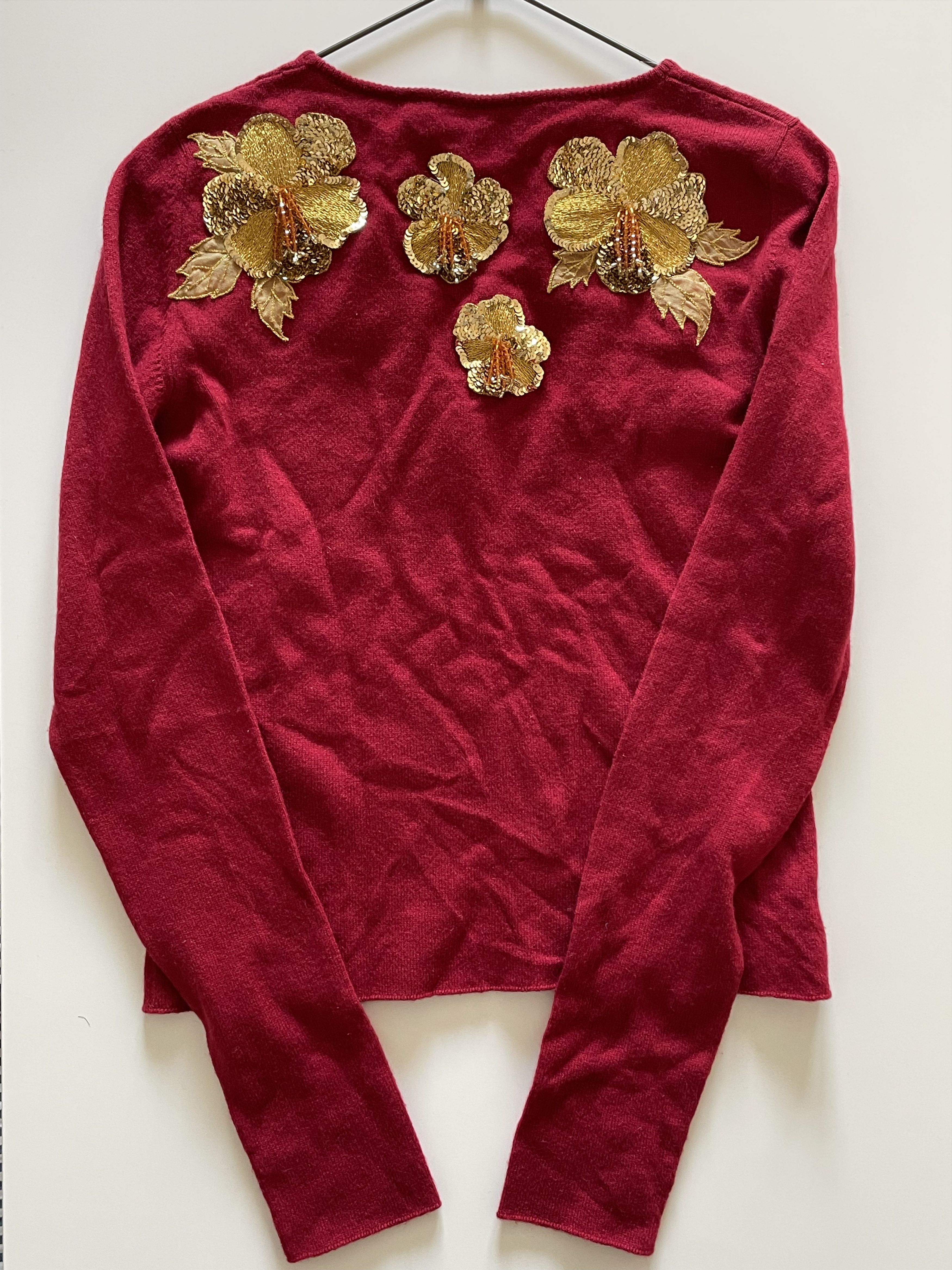 Lucien Pellat-Finet Lucien Pellat-Finet cashmere embroidered sweater Size XS / US 0-2 / IT 36-38 - 3 Thumbnail