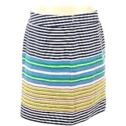 Loft Ann Taylor Loft Striped Mini Skirt Lined Multicolor 10 Size 32" / US 10 / IT 46 - 1 Thumbnail