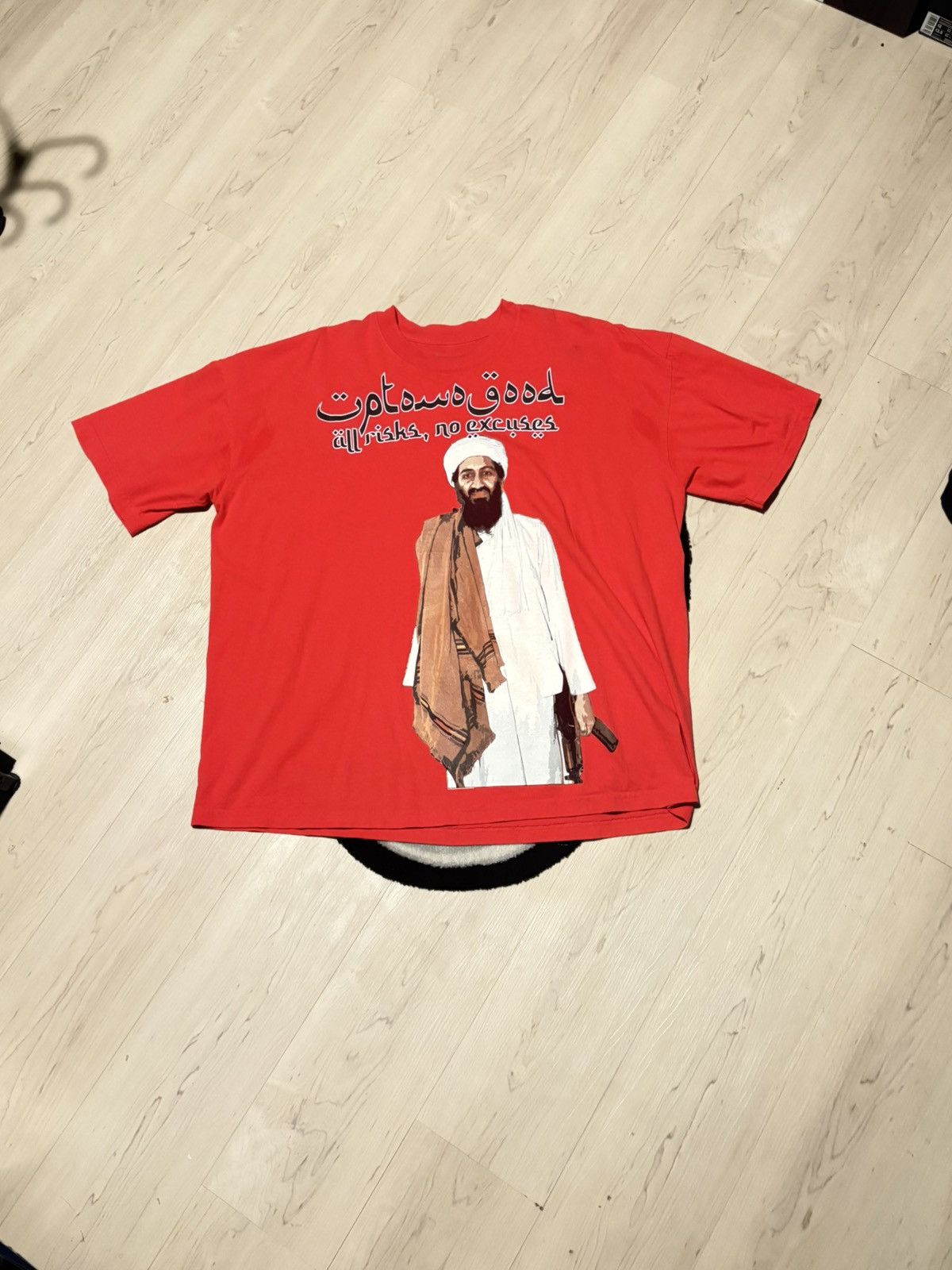 Vintage UpToNoGood “Osama” T-Shirt Size US XXL / EU 58 / 5 - 1 Thumbnail