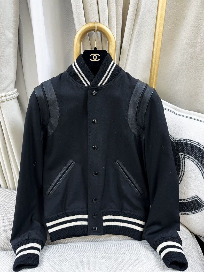 Saint Laurent Paris Saint Laurent Paris Classic baseball jacket-2506 Size US XS / EU 42 / 0 - 1 Thumbnail