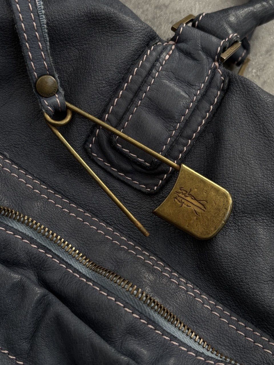 Other Sissi Rossi Vintage Italy Big Leather Bag Size ONE SIZE - 12 Thumbnail