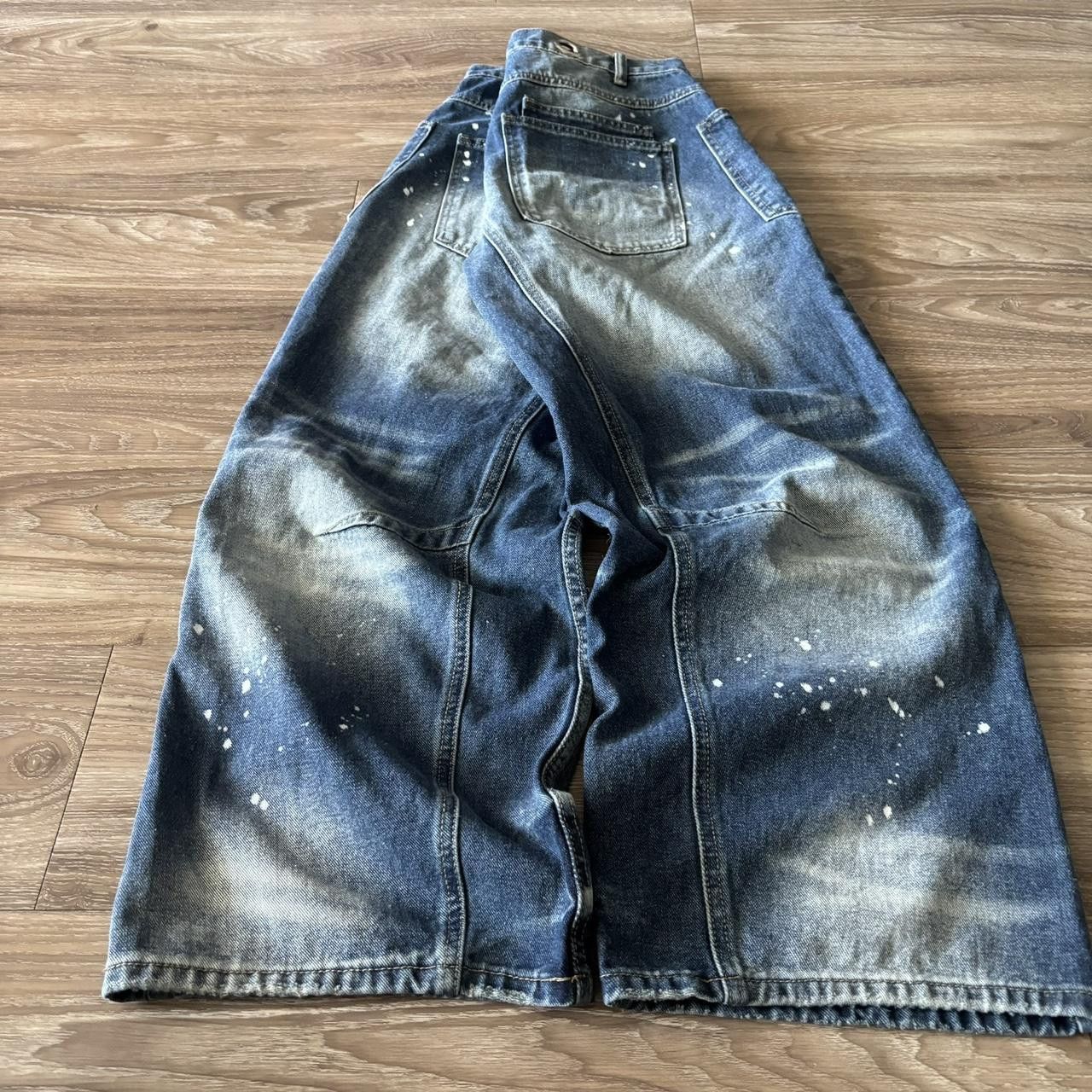 Vintage Crazy Vintage Y2K/2000s Baggy Faded Streetwear Style Denim Jean! 34x28 Size US 34 / EU 50 - 4 Thumbnail
