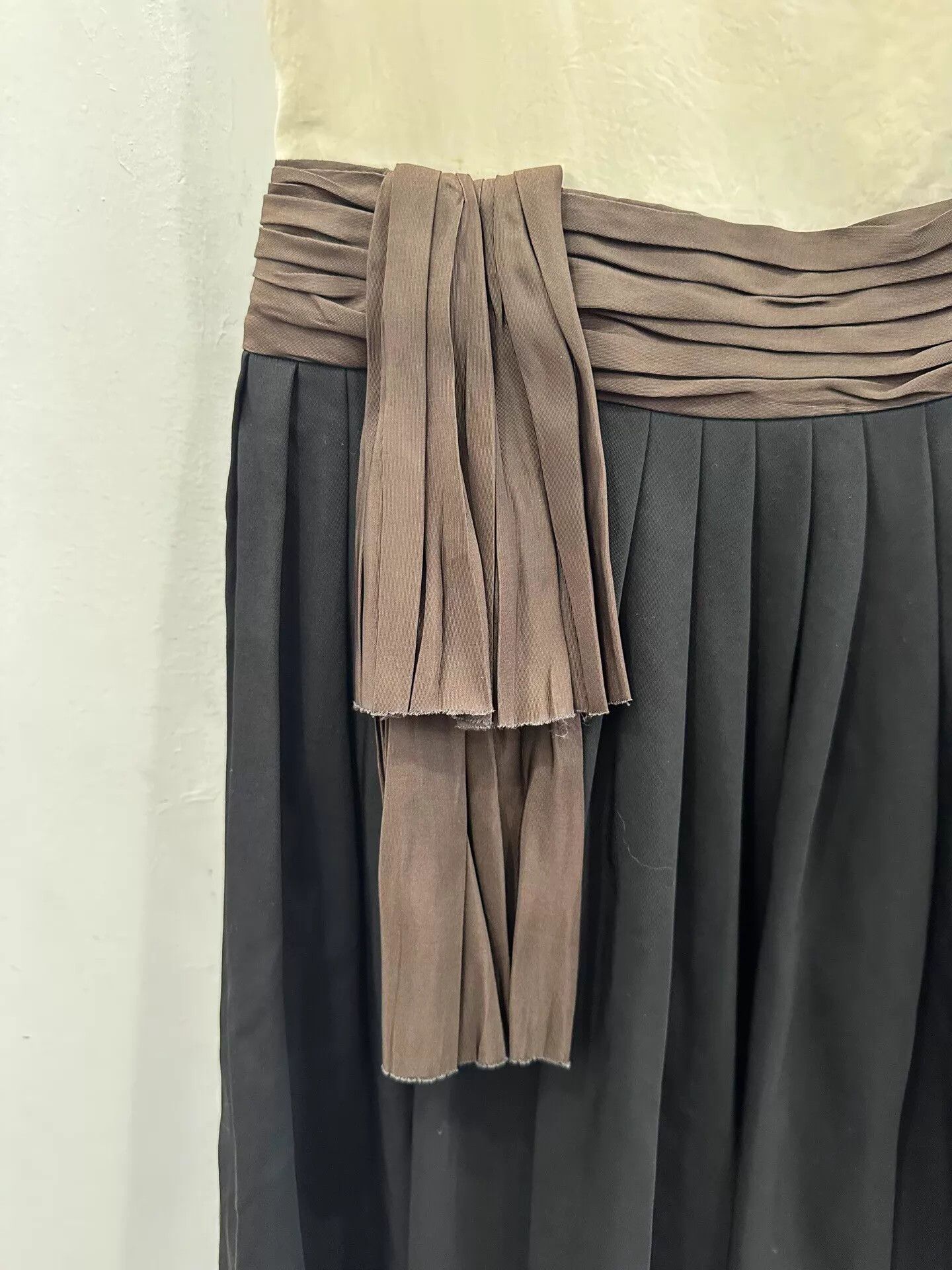 Lanvin Lanvin Women's Black & White Colorblock Cami Dress 38 Size XS / US 0-2 / IT 36-38 - 3 Thumbnail