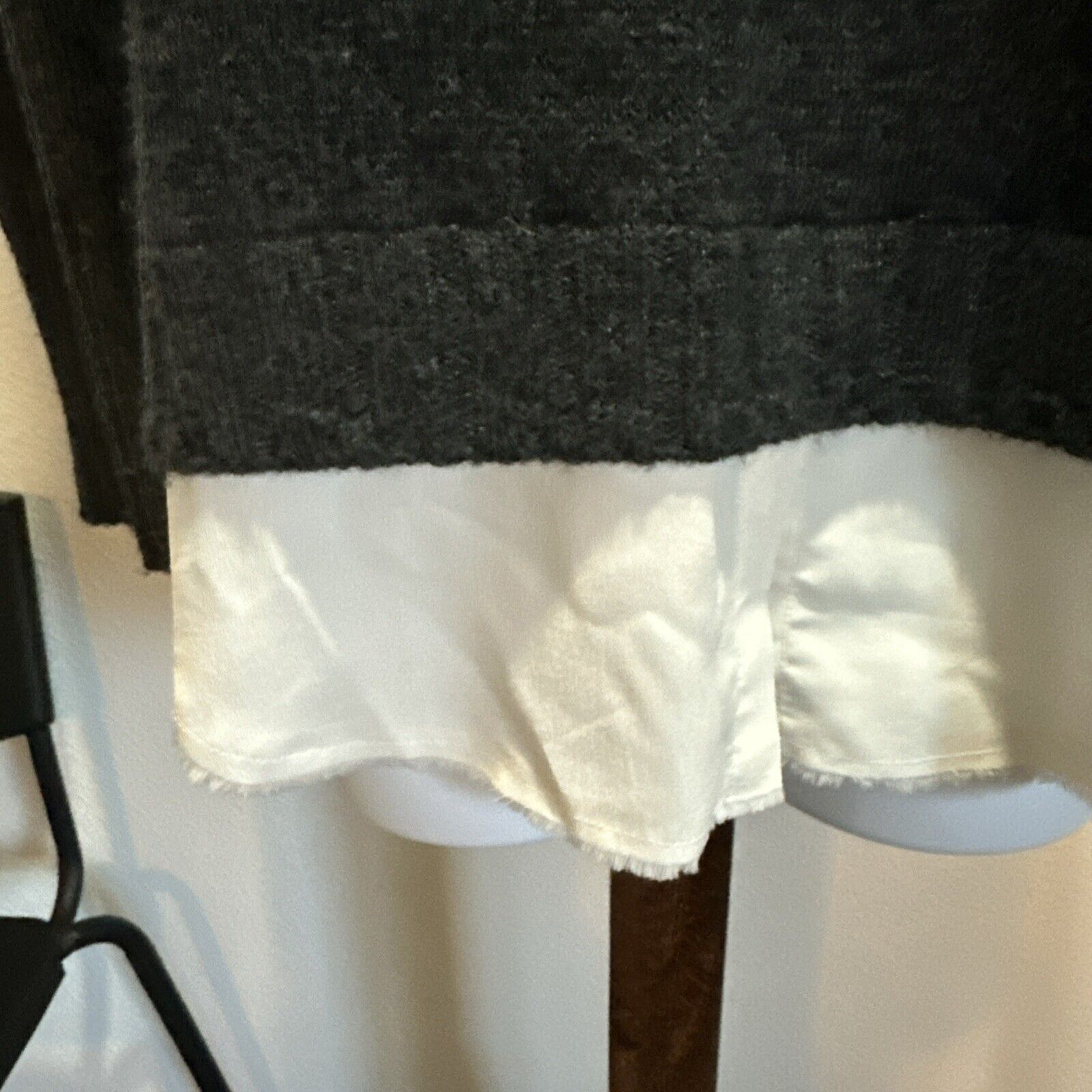 Brochu Walker Brochu Walker Cashmere Wool Layered-Look Sweater - Gray - XS Size XS / US 0-2 / IT 36-38 - 3 Thumbnail