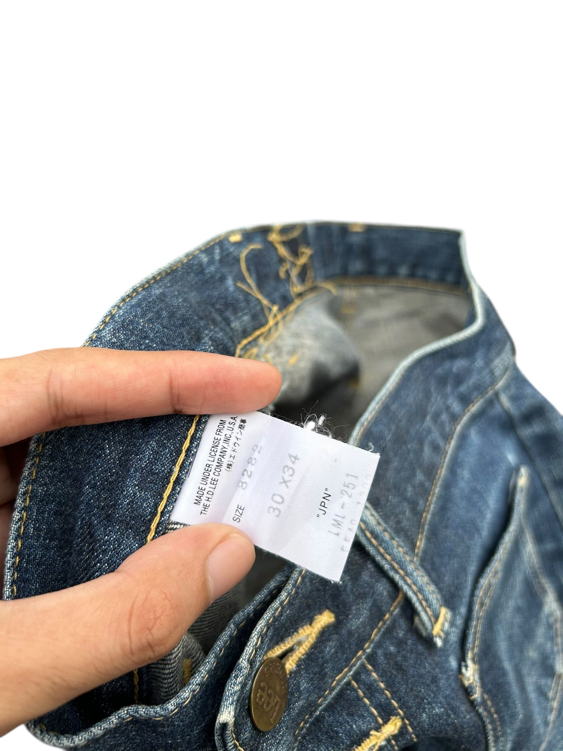 Japanese Brand × Kapital × Vintage Flare Vintage Lee Riders Denim Jeans Size US 30 / EU 46 - 8 Thumbnail