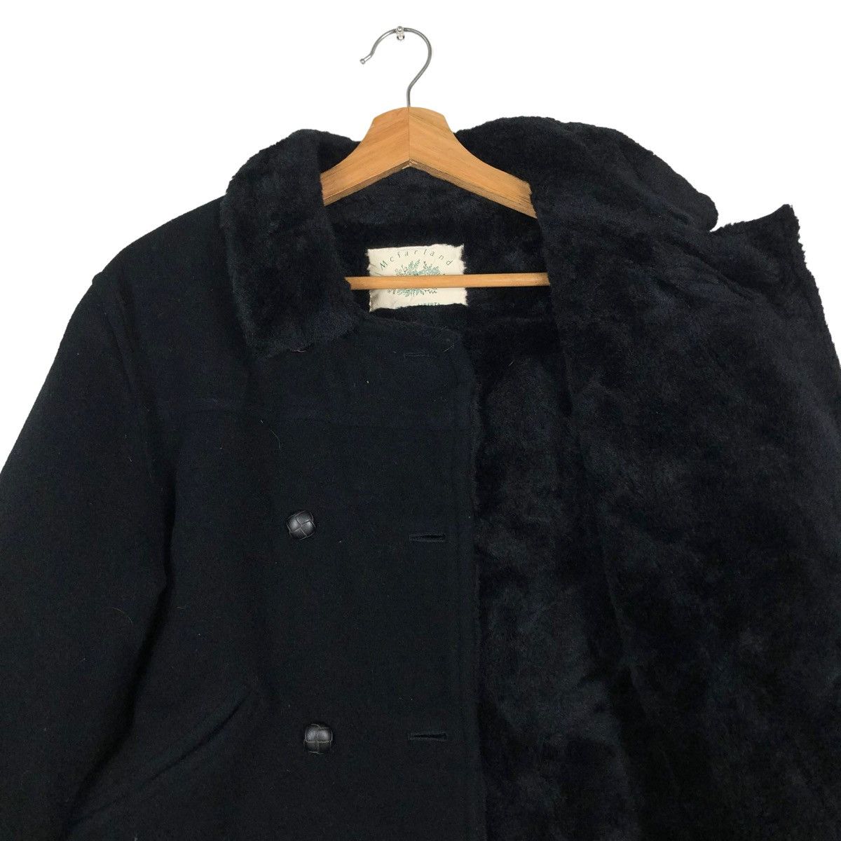 If Six Was Nine 🔥VINTAGE CROPPED WOOL BIKER JACKET LIBERTA JAPAN MINK FUR Size US M / EU 48-50 / 2 - 12 Thumbnail