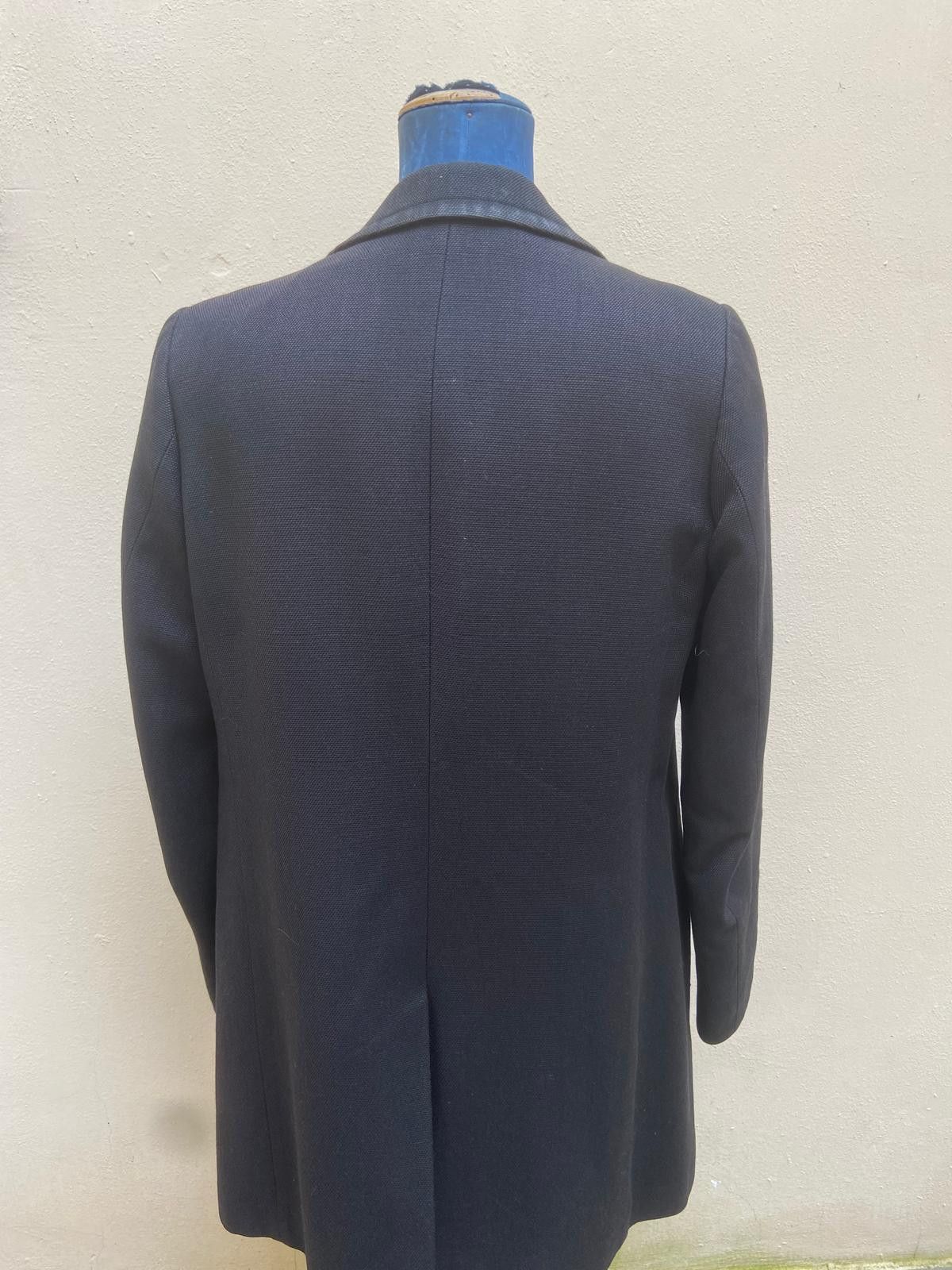 Dries Van Noten Dries Van Noten - Black mens Coat Size US M / EU 48-50 / 2 - 2 Thumbnail