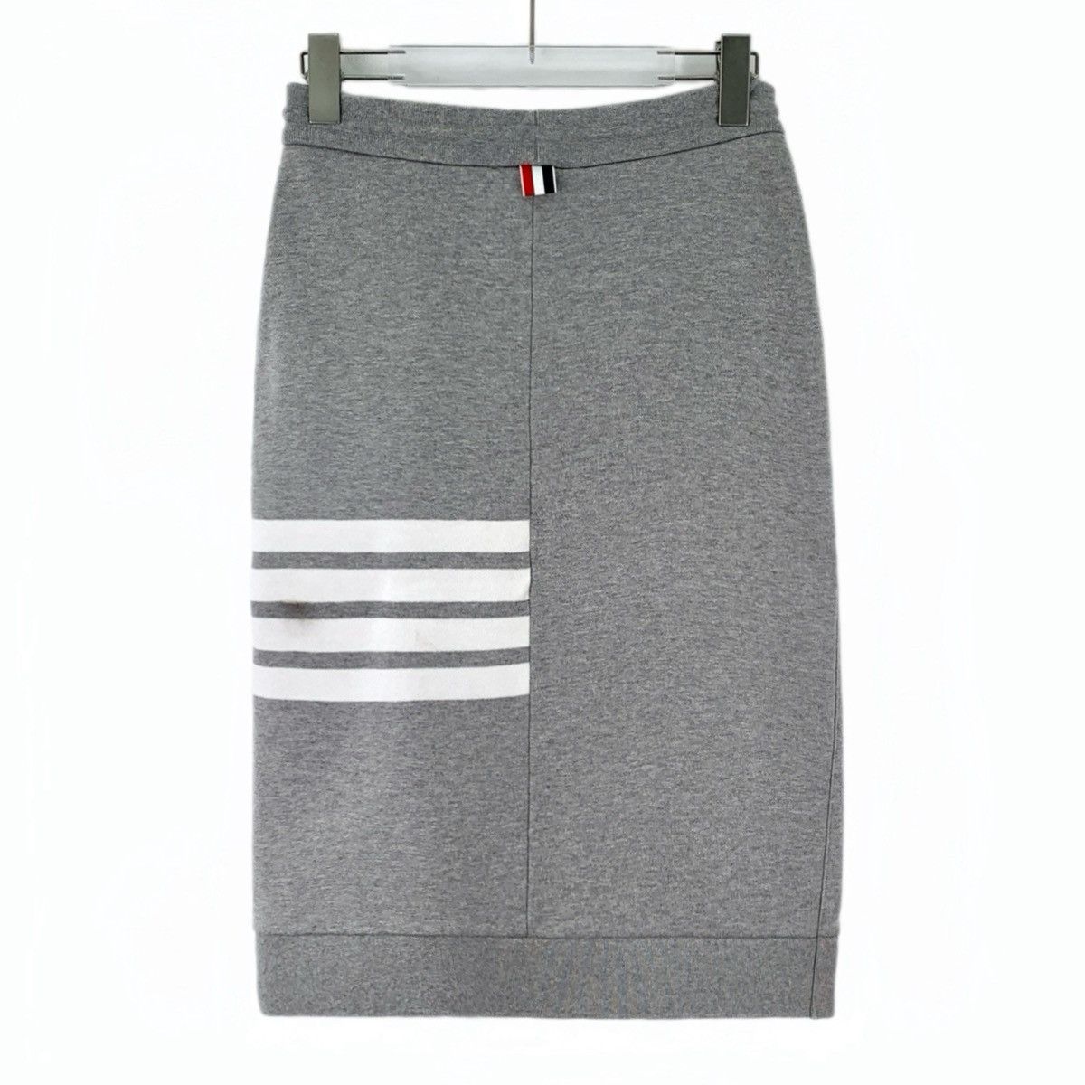 Thom Browne Thom Browne Grey Classic 4-Bar Cotton Casual Skirt K26WX Size 27" / US 4 / IT 40 - 2 Thumbnail