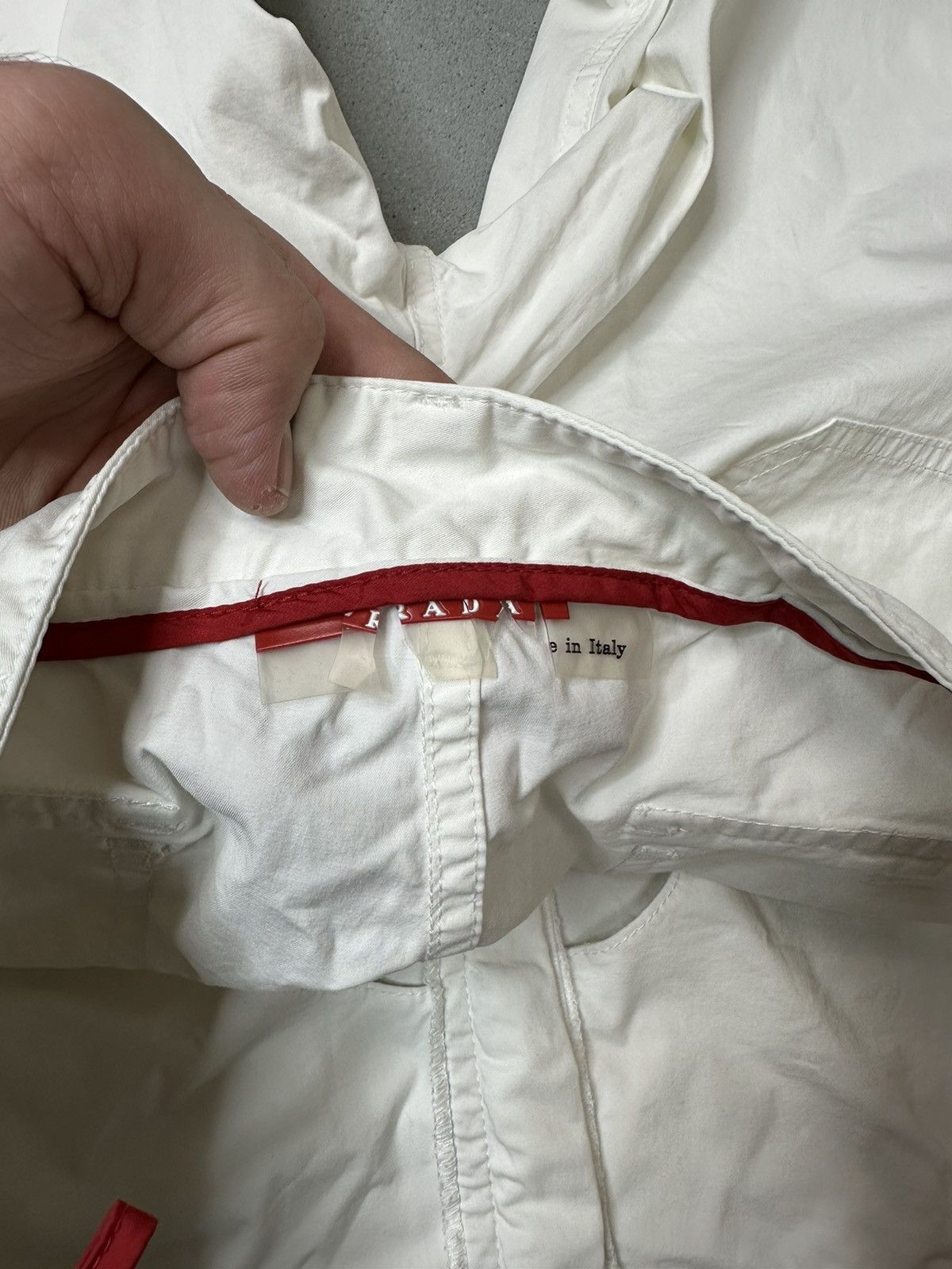 Prada Prada Red Tab White Casual Pants Size US 32 / EU 48 - 5 Thumbnail