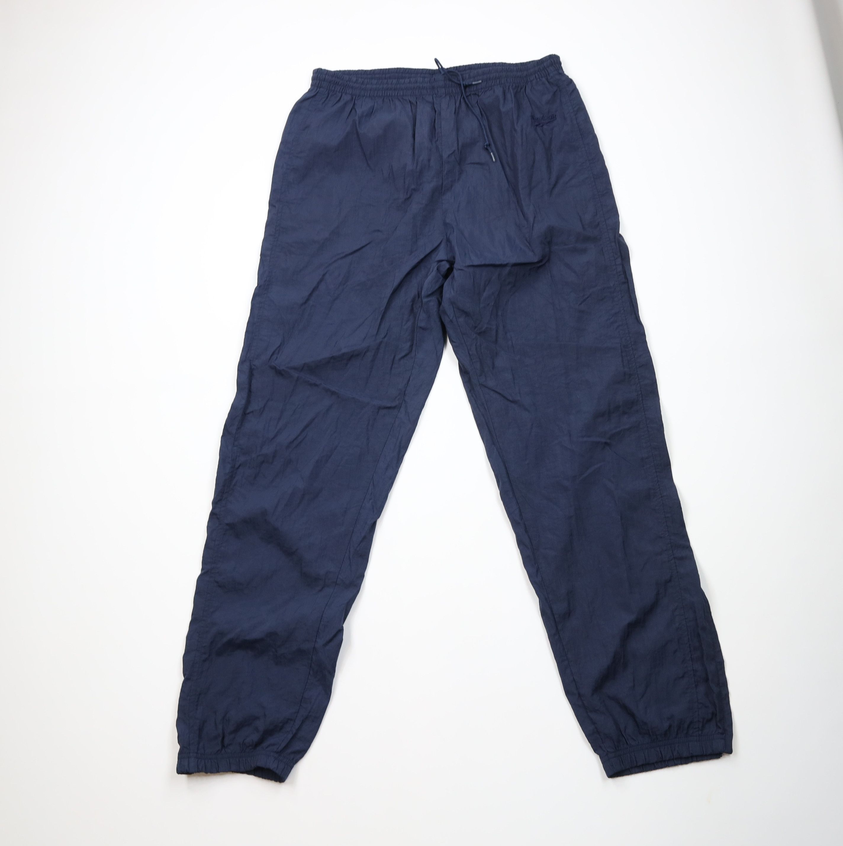 Reebok Vintage 90s Reebok Windbreaker Joggers Pants Blue Nylon Size US 38 / EU 54 - 1 Thumbnail