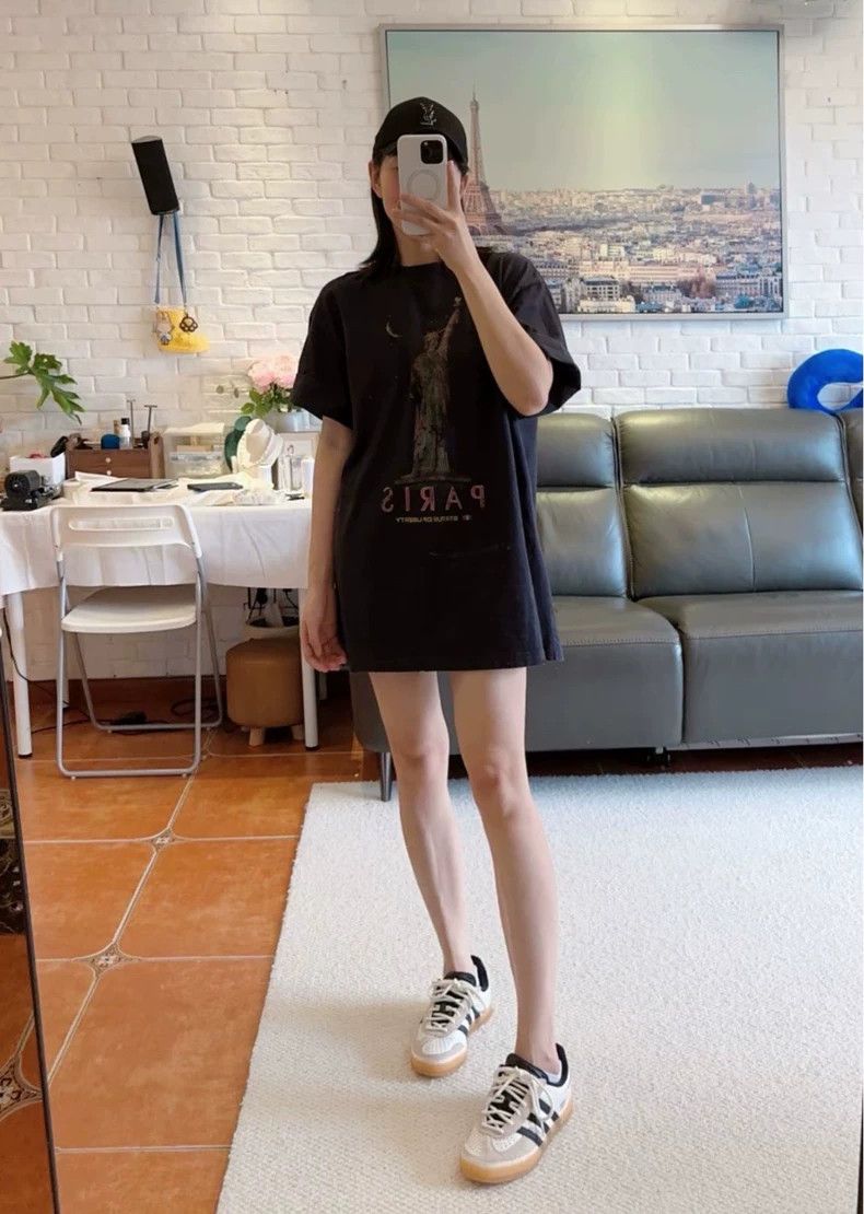 Balenciaga Balenciaga Statue of Liberty Made Old Printed Logo Short S Size US M / EU 48-50 / 2 - 7 Thumbnail