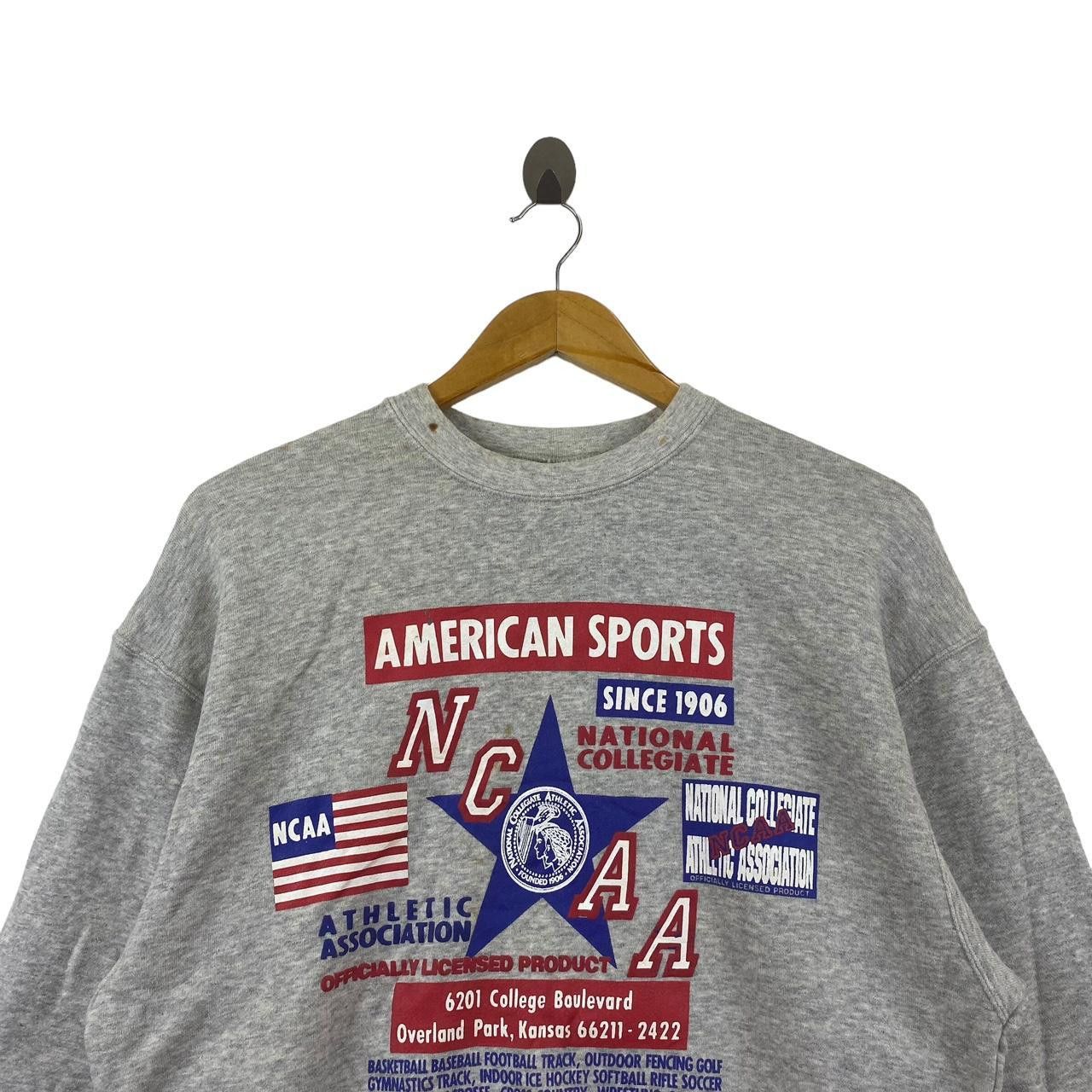 NCAA NCAA NATIONAL COLLEGE Athletic Embossed Sweatshirt Sweater Size M / US 6-8 / IT 42-44 - 3 Thumbnail