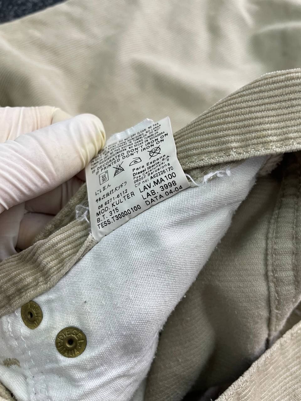 Diesel × Hysteric Glamour × Japanese Brand DIESEL: • HYSTERIC GLAMOUR BALENCIAGA STYLE FLARED PANTS Size US 30 / EU 46 - 13 Thumbnail