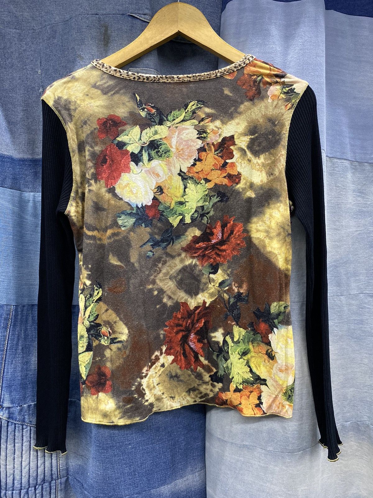 Designer × Seditionaries jean paul gaultier style valleri 90s longsleeve italy Size S / US 4 / IT 40 - 10 Thumbnail