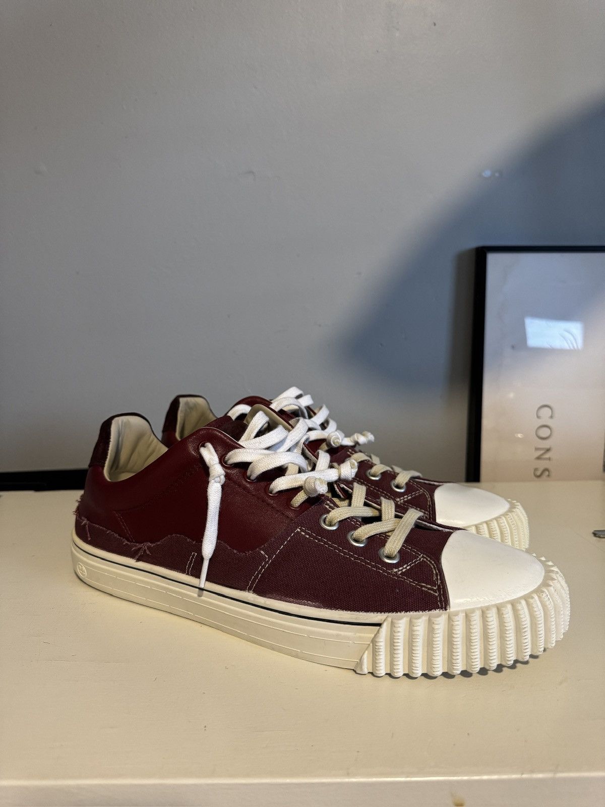 Maison Margiela Margiela Gats Evolution Sneakers Low Top Size 12 Men’s Size US 12 / EU 45 - 1 Thumbnail