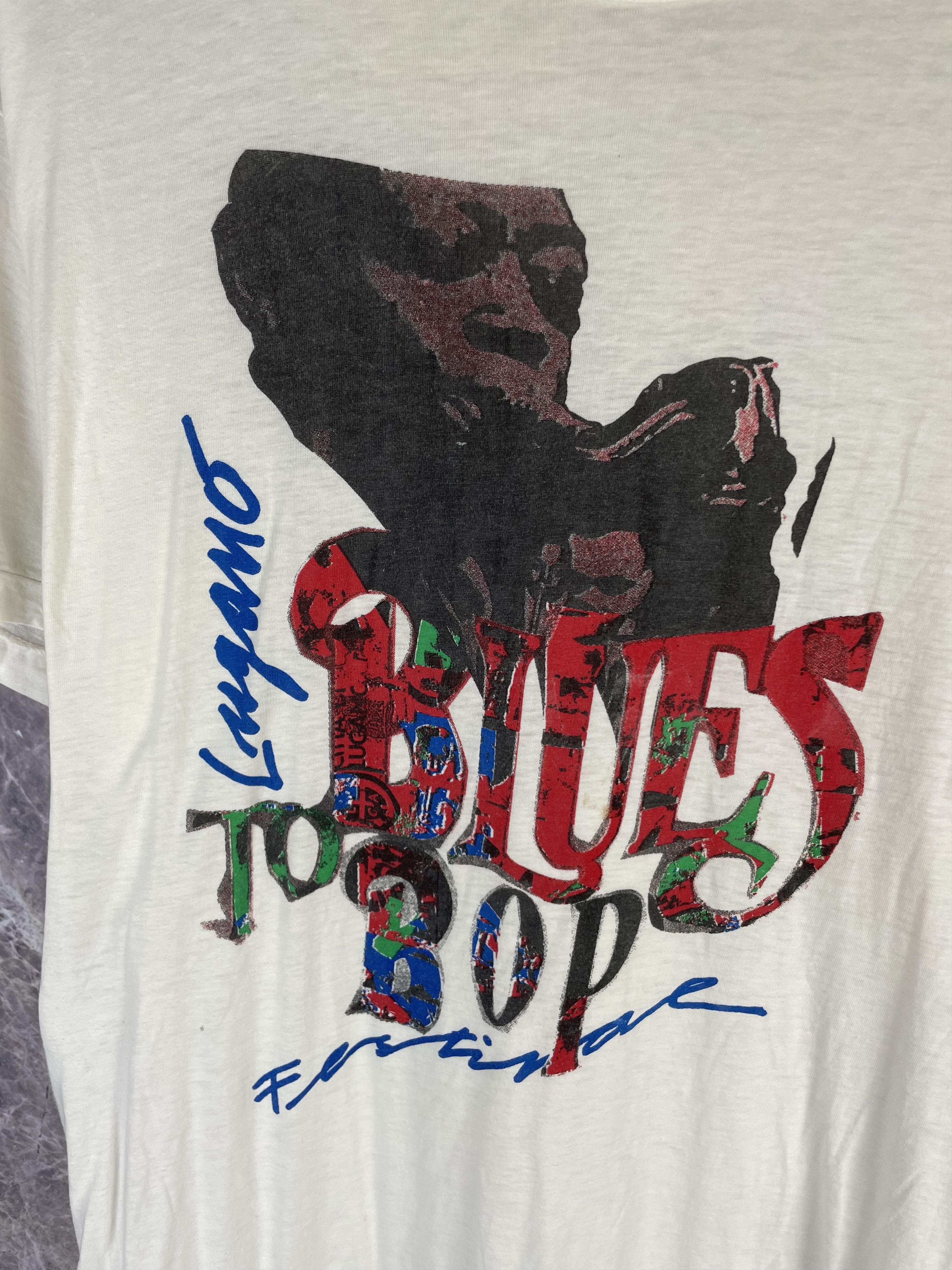 Vintage Vintage 90s Blues To Bop Tee Size US XXL / EU 58 / 5 - 3 Thumbnail