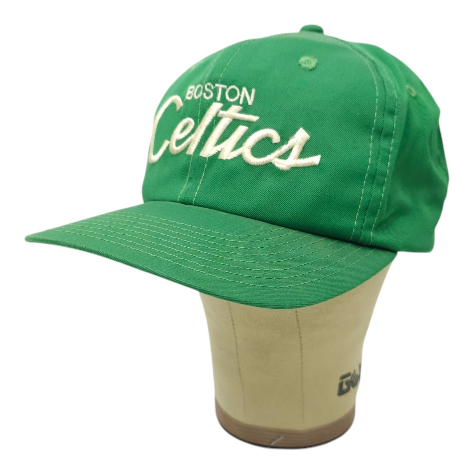 Sports Specialties Boston Celtics Script Baseball Cap READ Vtg 90s Snapback Hat Size ONE SIZE - 2 Thumbnail