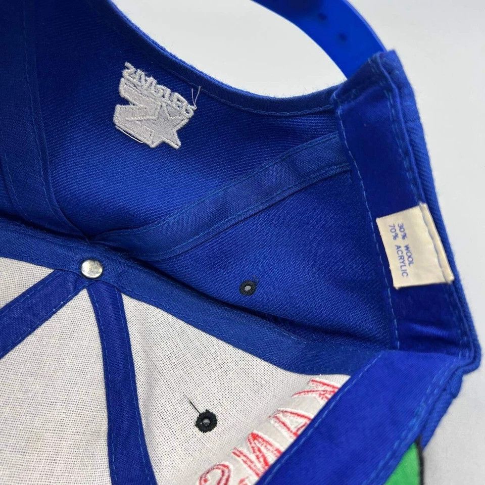 Starter × Vintage Vintage Kansas Jayhawks Hat Men Starter Tri Power Snap Back Size ONE SIZE - 5 Thumbnail
