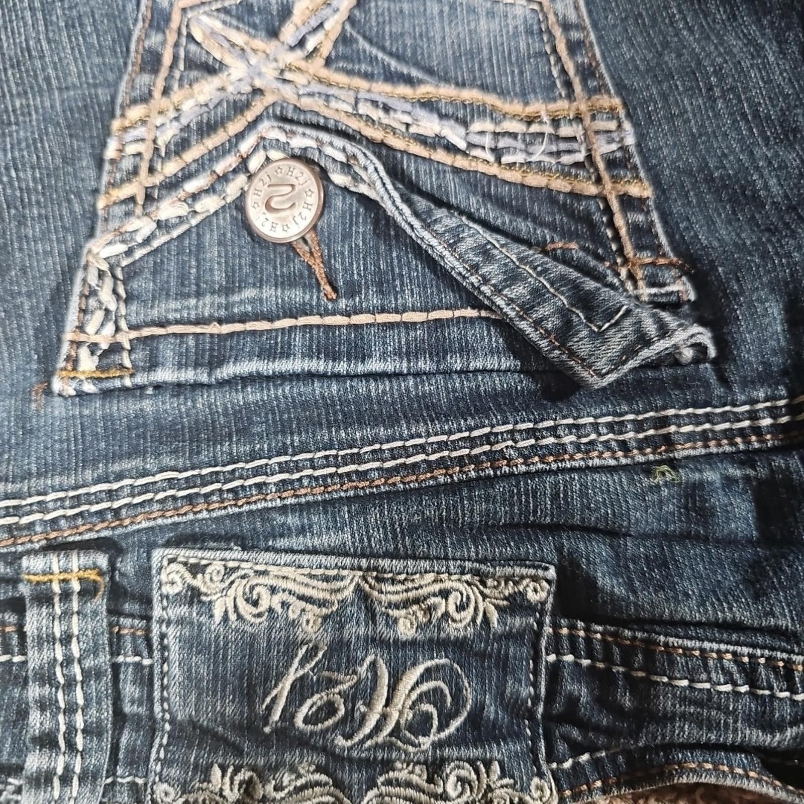 Other H2J By Hydraulic Cuffed Denim Shorts sz 5/6 Size 28" / US 6 / IT 42 - 7 Thumbnail