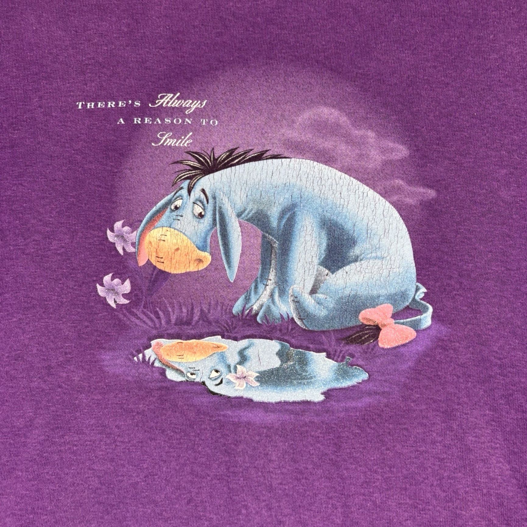 Disney VINTAGE Disney Sweatshirt Crewneck Men Purple Size M 2000s Champion Reverse Weave 90s Logo Pullover Size US M / EU 48-50 / 2 - 6 Thumbnail