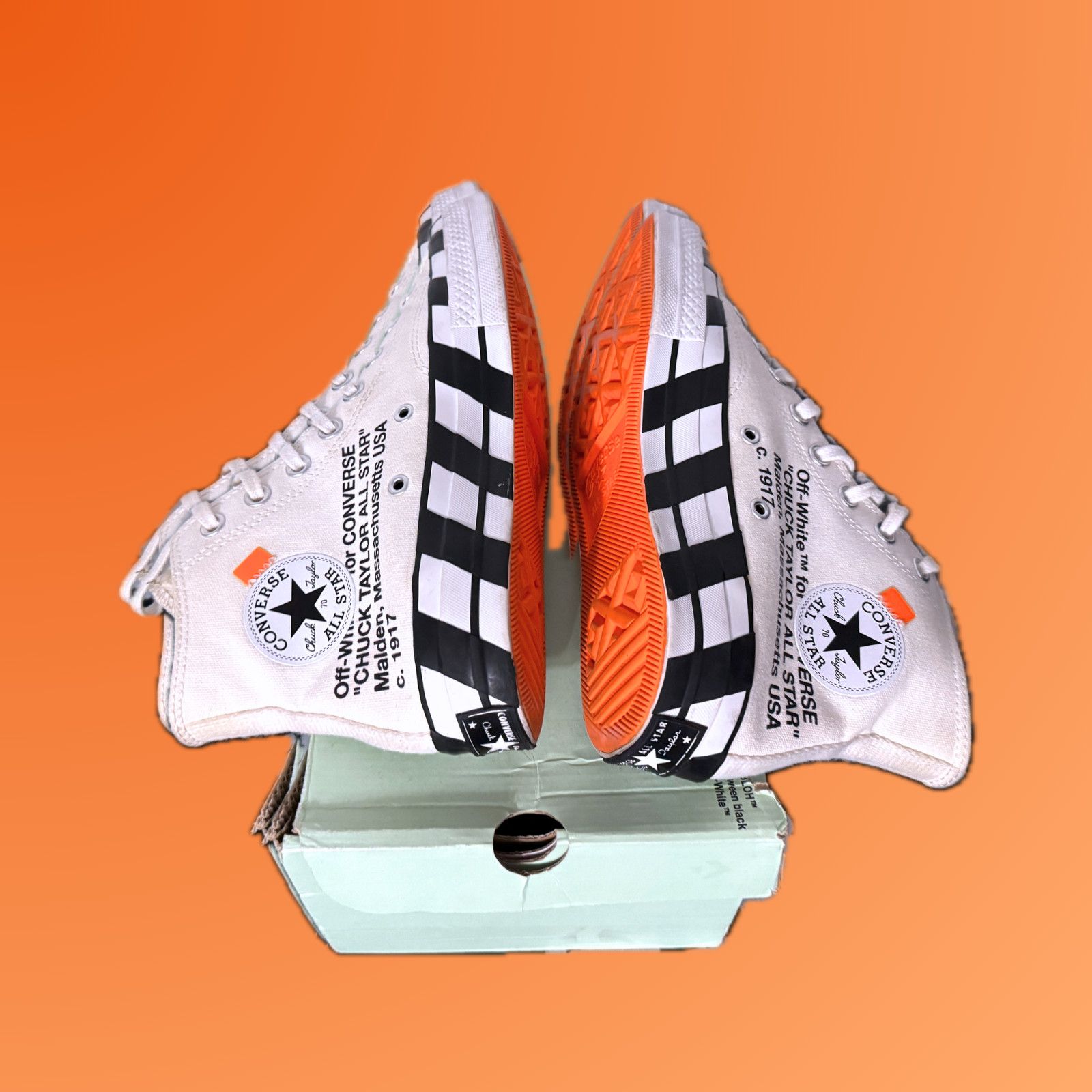 Converse × Off-White US 8 Off-White Converse Chuck Taylor All-Star '70 High White Size US 8 / EU 41 - 6 Thumbnail