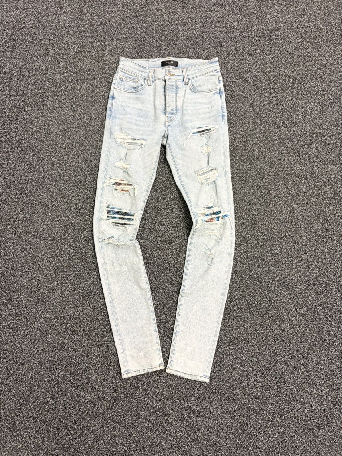Amiri Amiri Distressed Tie-Dye Jeans Size US 31 - 2 Thumbnail