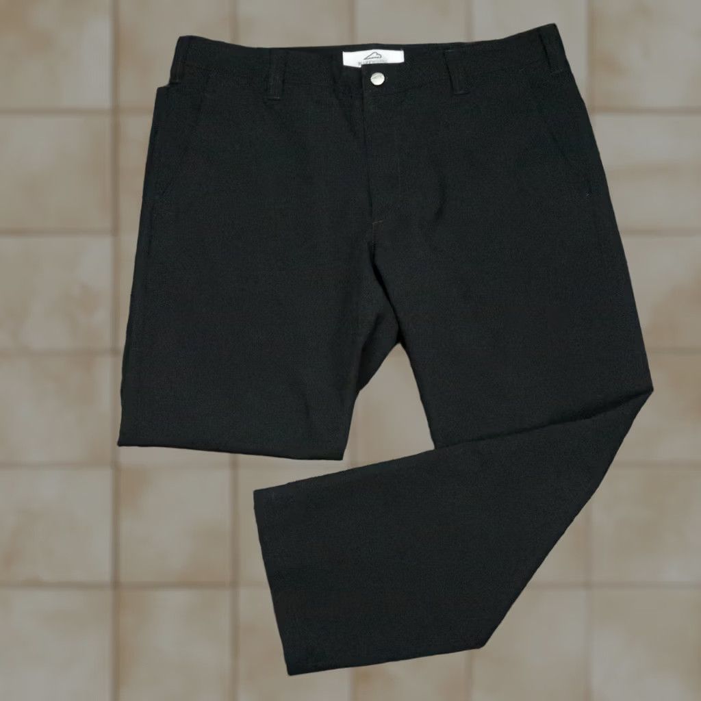 Vintage Bluffworks Pants Mens Black 37x28 Chino Straight Travel Work Play Trouser Size US 37 - 1 Thumbnail