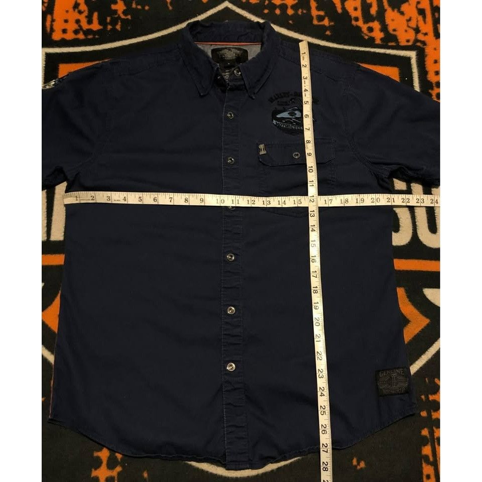 Harley Davidson Harley-Davidson Button Down Shirt Large Men Embroidery Size US L / EU 52-54 / 3 - 8 Thumbnail